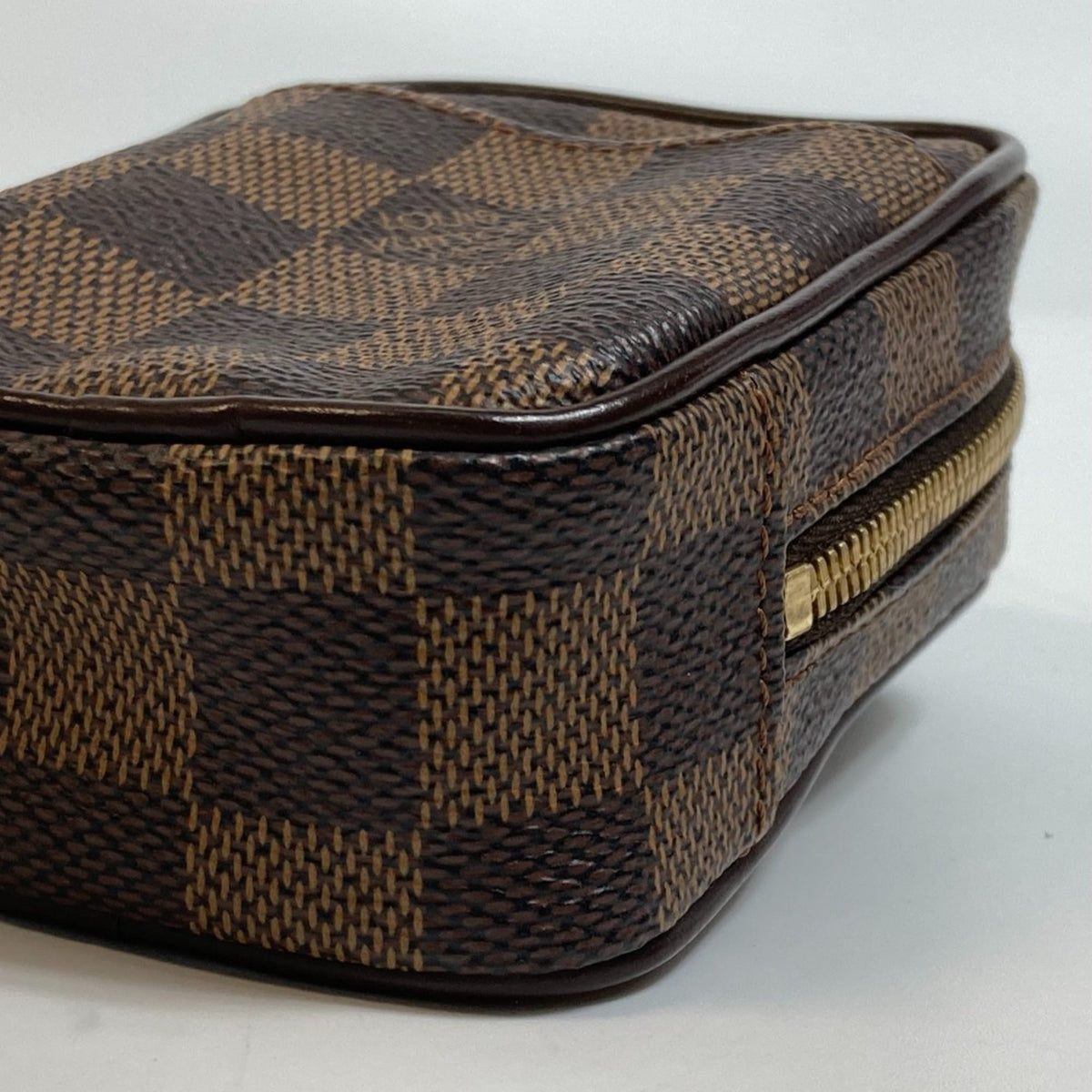 Louis Vuitton Damier Brown Ebene Damier Canvas Shoulder Bag (Pre-Owned)