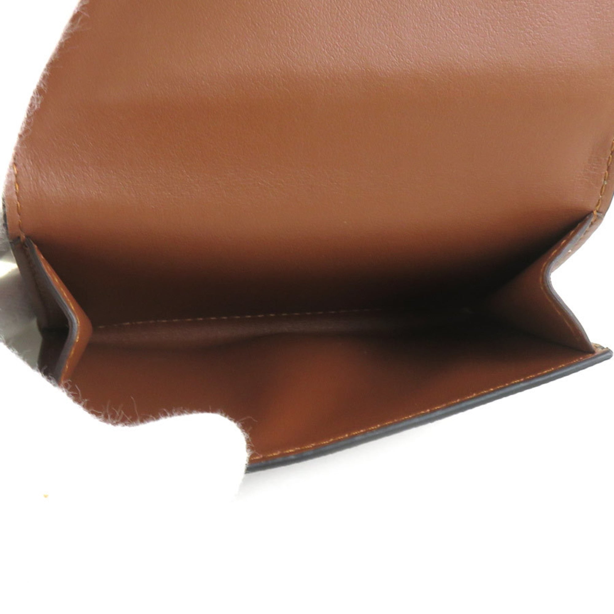 Burberry Brown Coated Canvas Wallet (Tri-Fold) (Pre-Owned)