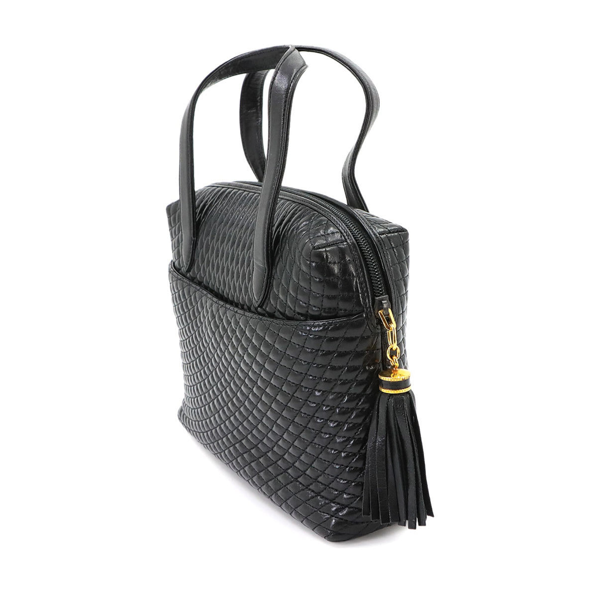 Bally Black Leather Handbag (Pre-Owned)