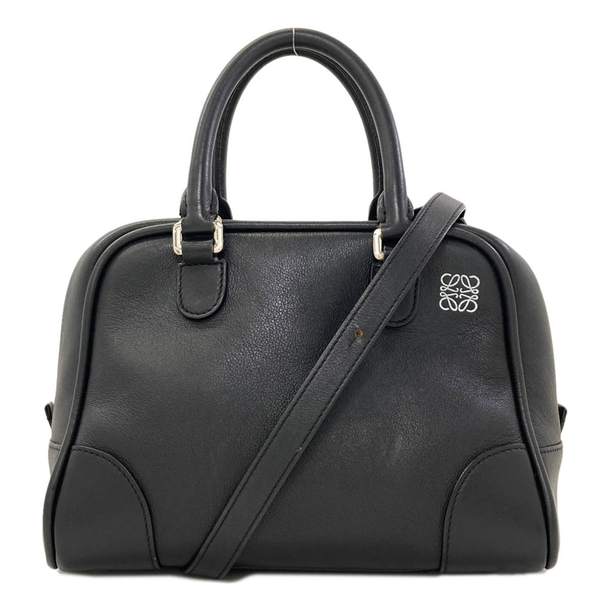 Loewe Black Leather Handbag (Pre-Owned)
