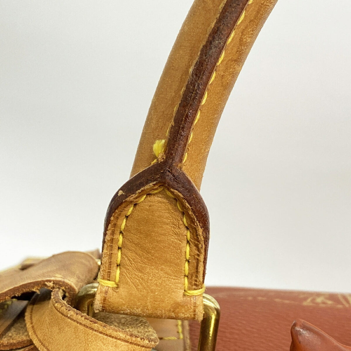 Louis Vuitton Red Color Boston Bag (Pre-Owned)