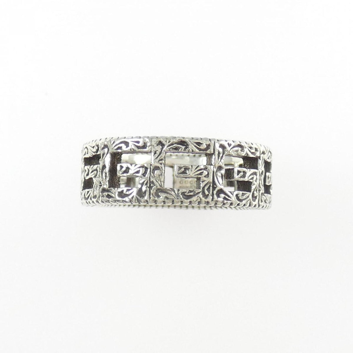 Gucci Silver 925 Band Ring (Pre-Owned)