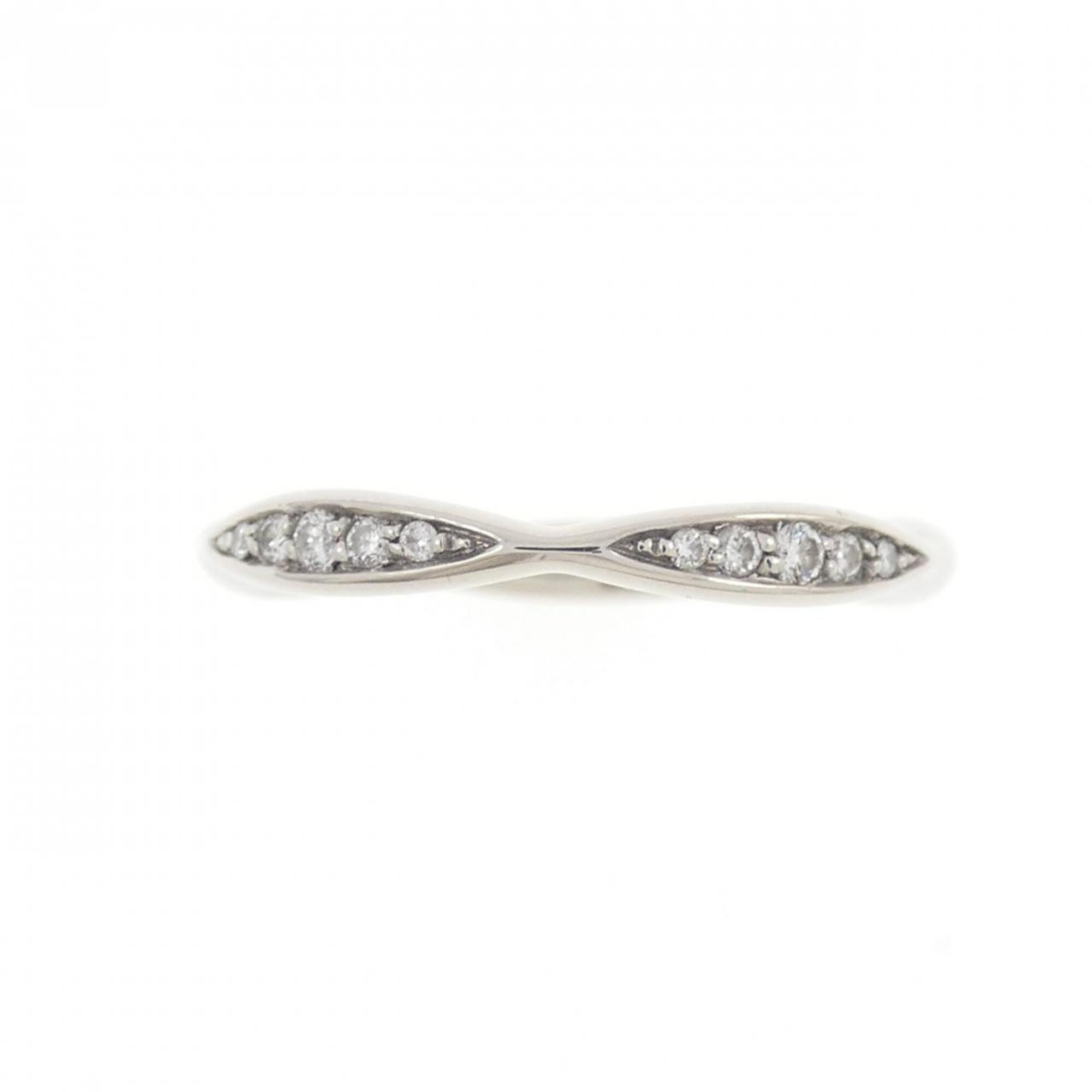 Chanel Platinum 950 Band Ring (Pre-Owned)