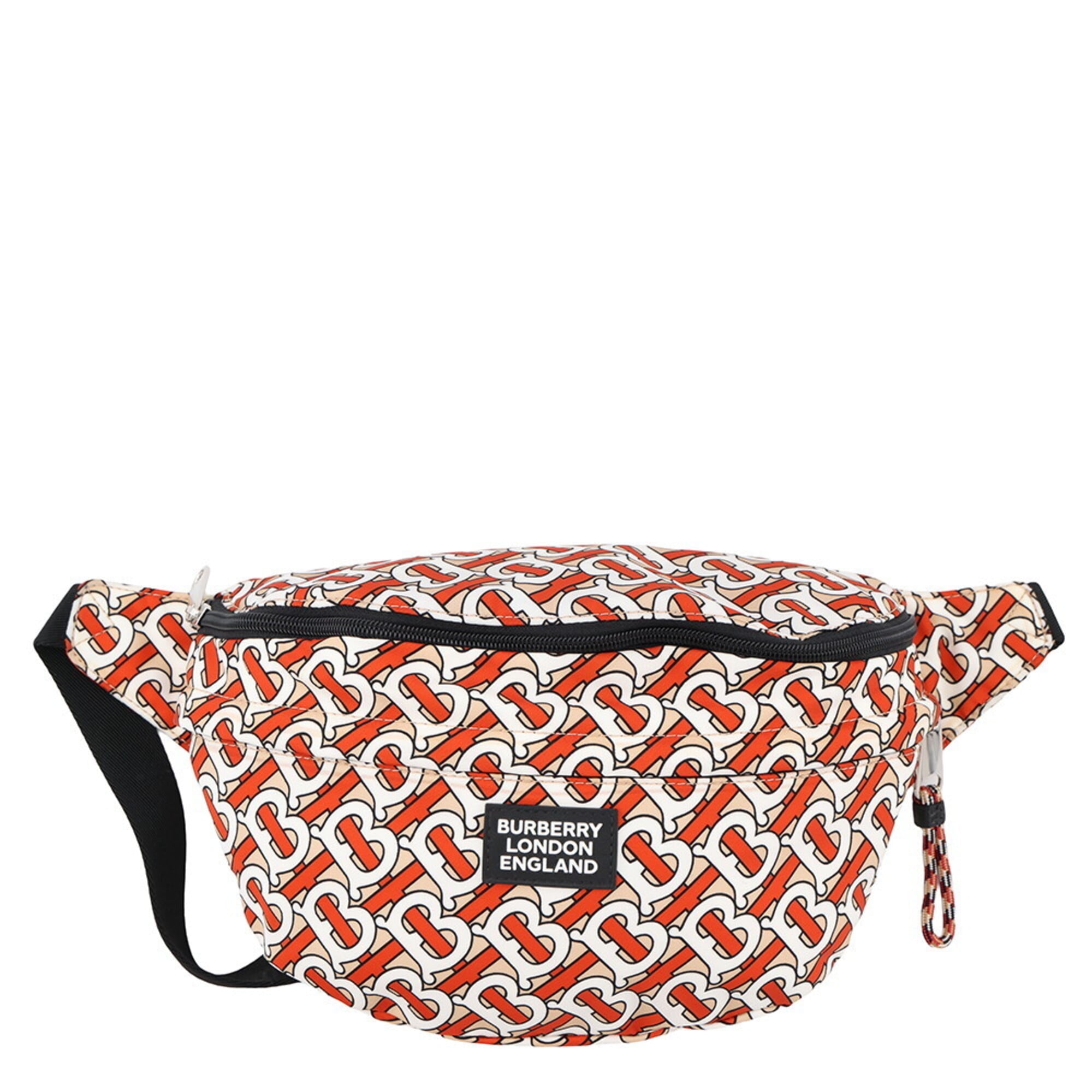 Burberry Beige Orange White Nylon Backpack Handbag Sling Bag (Pre-Owned)