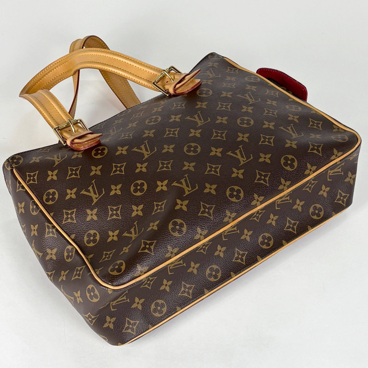 Louis Vuitton Brown Monogram Handbag Tote Bag (Pre-Owned)