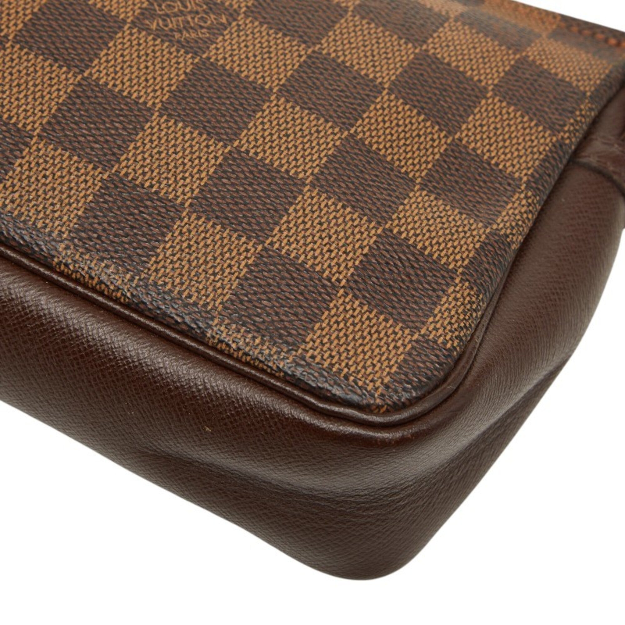 Louis Vuitton Brown Pvc Leather Handbag (Pre-Owned)