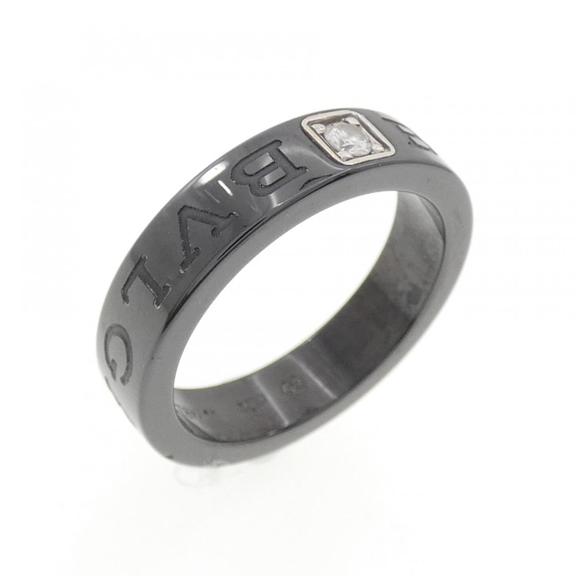 Bvlgari White Gold (18K) Ceramic Band Ring (Pre-Owned)