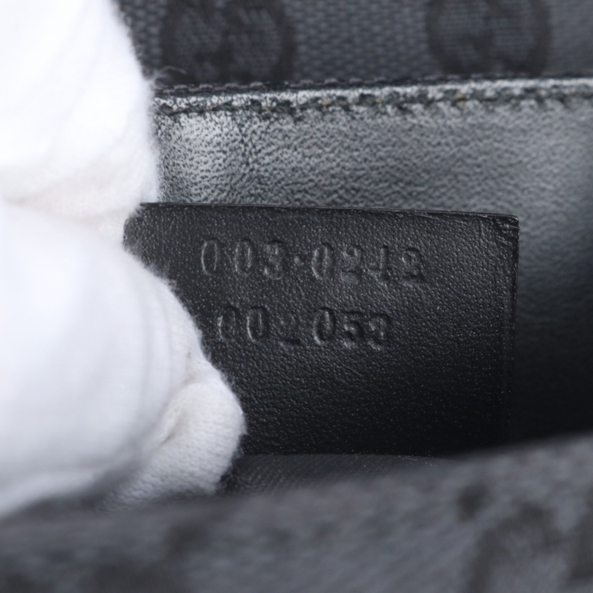 Gucci Gg Canvas Black Gg Canvas Leather Backpack Handbag (Pre-Owned)