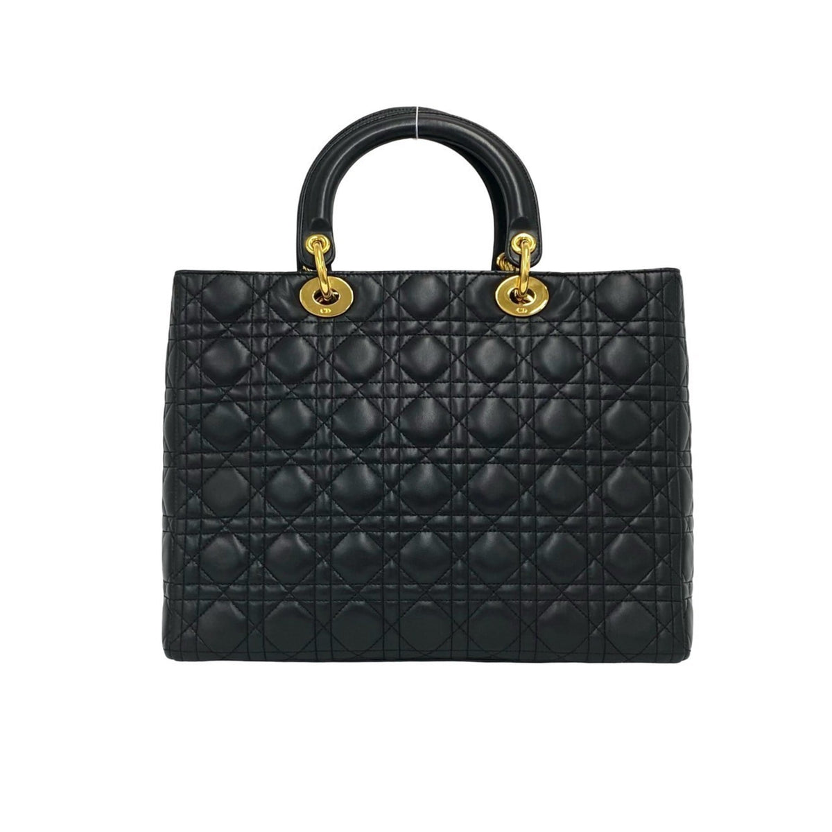 Christian Dior Black Leather Handbag (Pre-Owned)