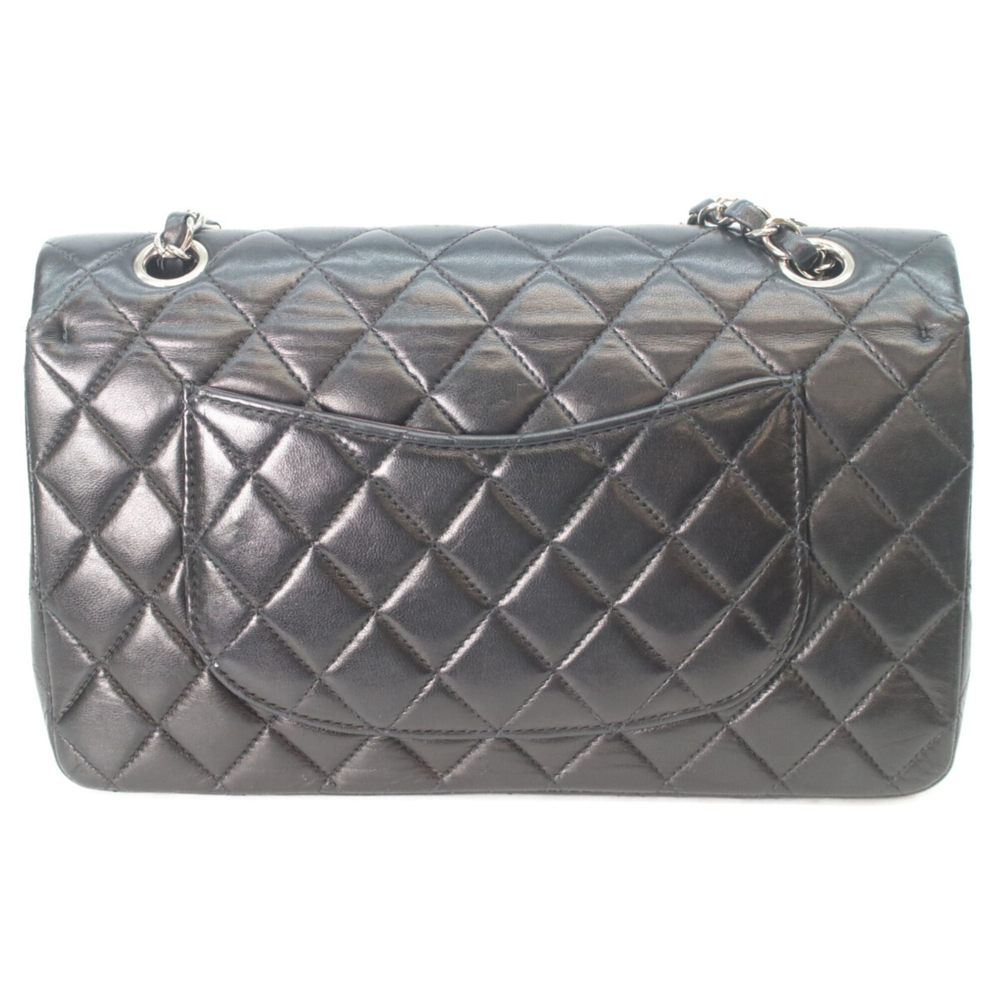 Chanel Black Leather Shoulder Bag (Pre-Owned)