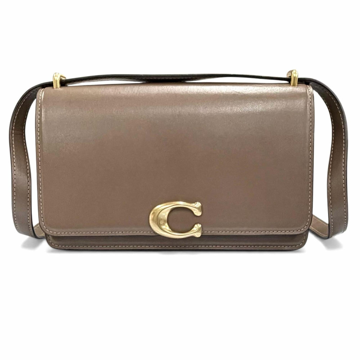 Coach Brown Leather Crossbody Bag Shoulder Bag (Pre-Owned)