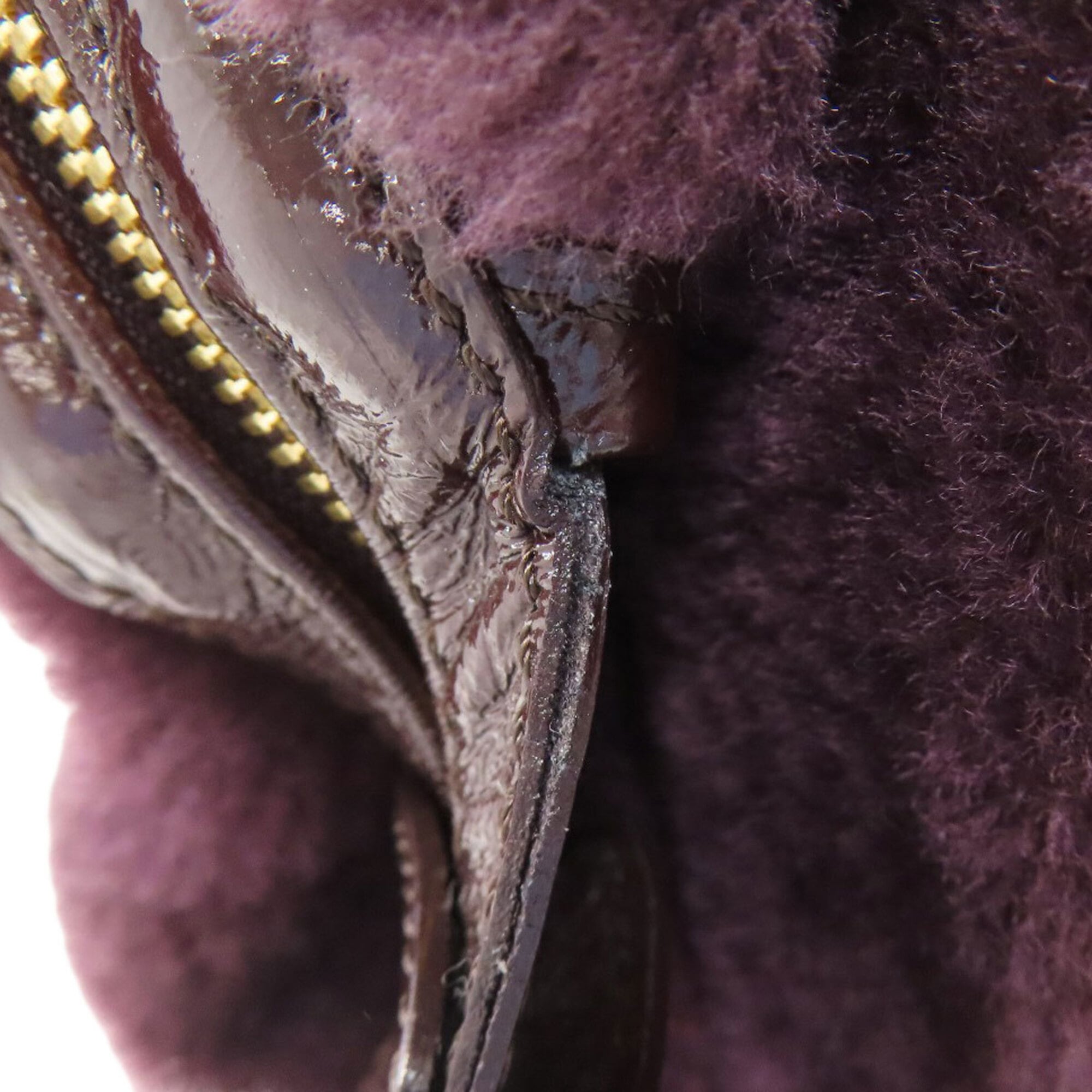 Longchamp Purple Fur Tote Bag (Pre-Owned)