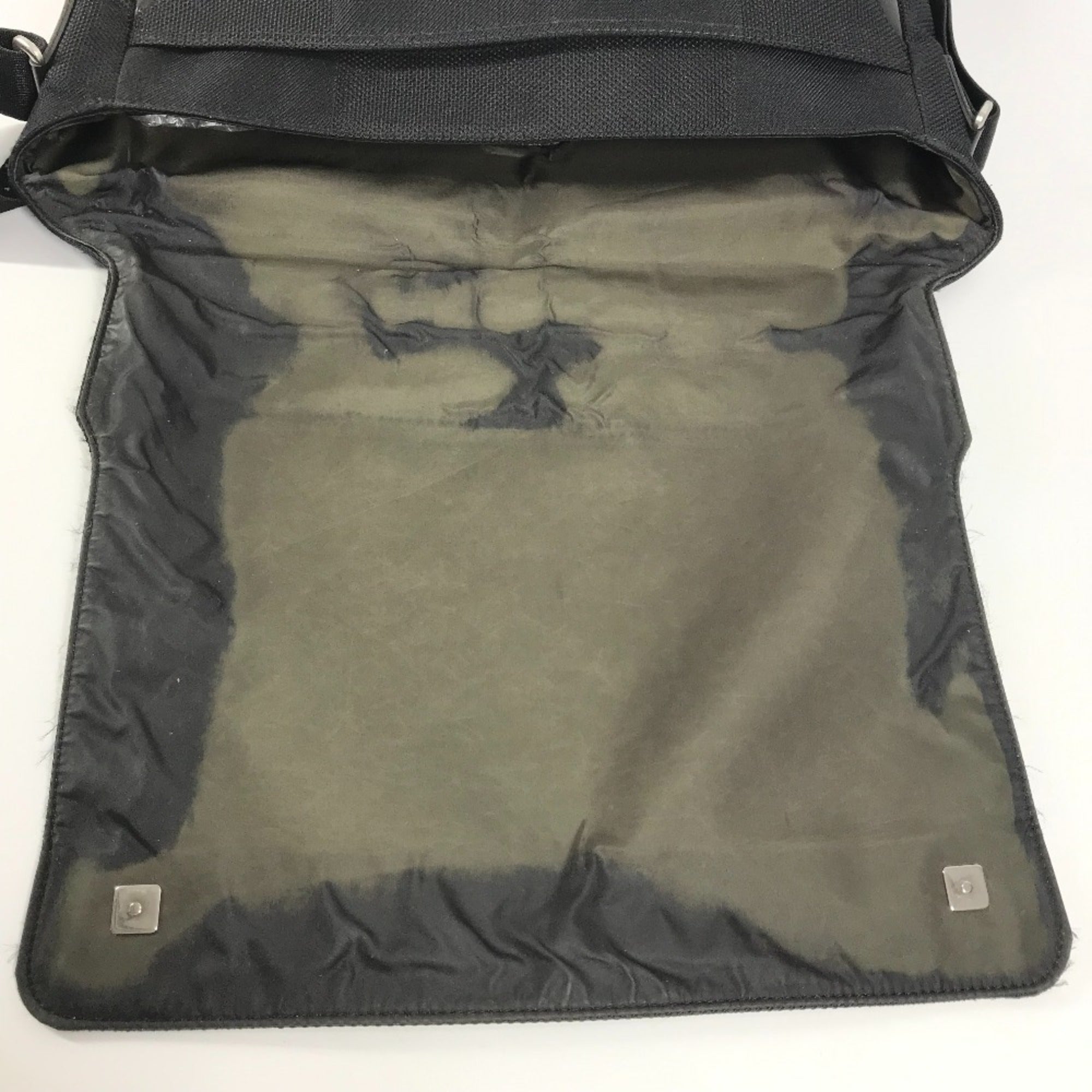 Louis Vuitton Black Noir Damier Geant Messenger Bag Shoulder Bag (Pre-Owned)