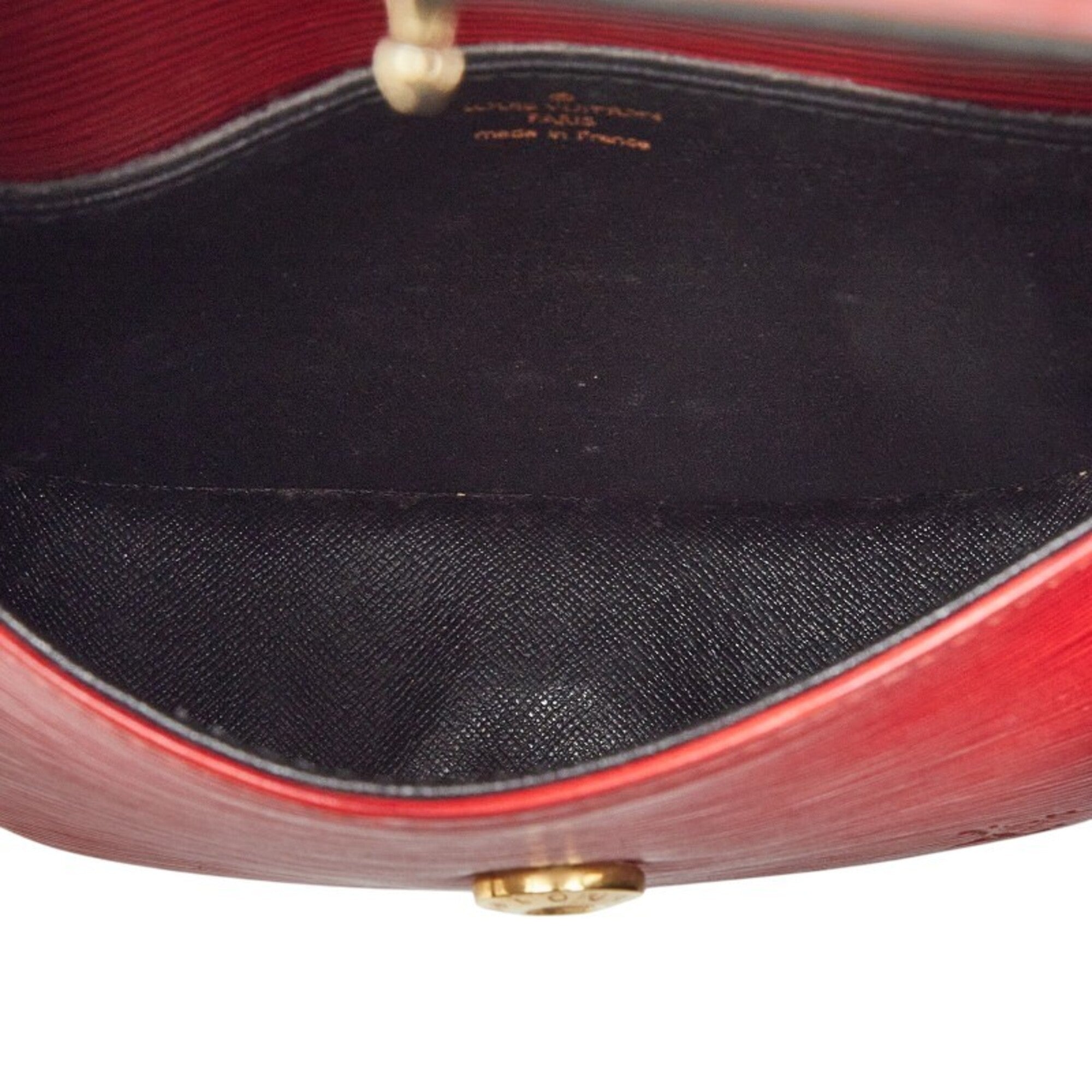 Louis Vuitton Epi Red Color Leather Shoulder Bag (Pre-Owned)