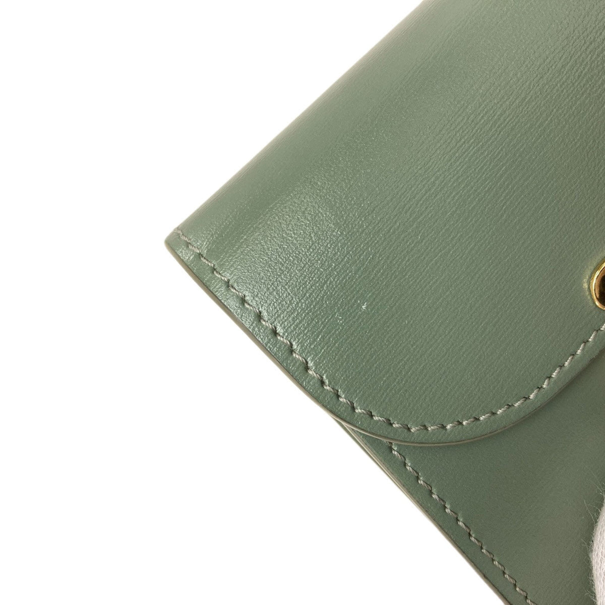 Celine Green Leather Wallet (Bi-Fold) (Pre-Owned)