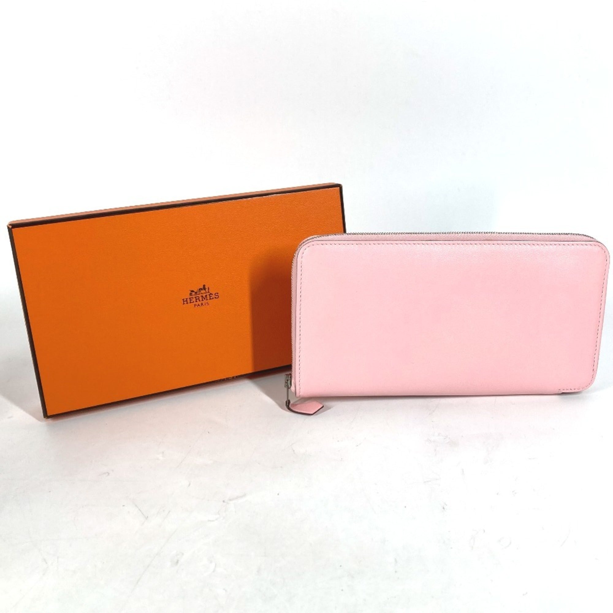 Hermes Pink Swift Leather Long Wallet (Bi-Fold) (Pre-Owned)