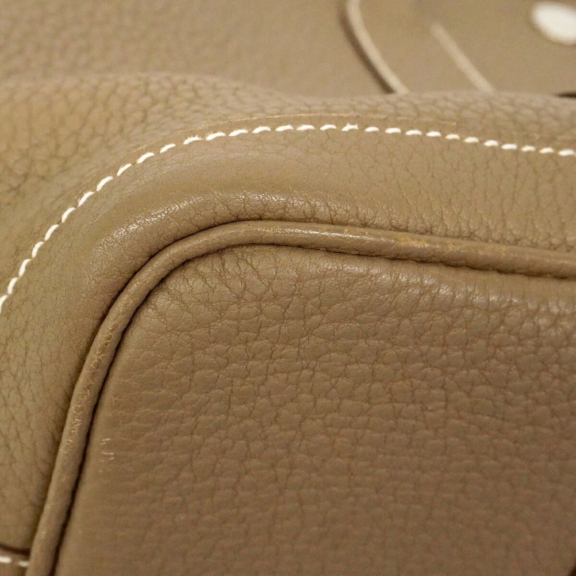 Hermes Etoupe Gray Negonda Leather Tote Bag (Pre-Owned)