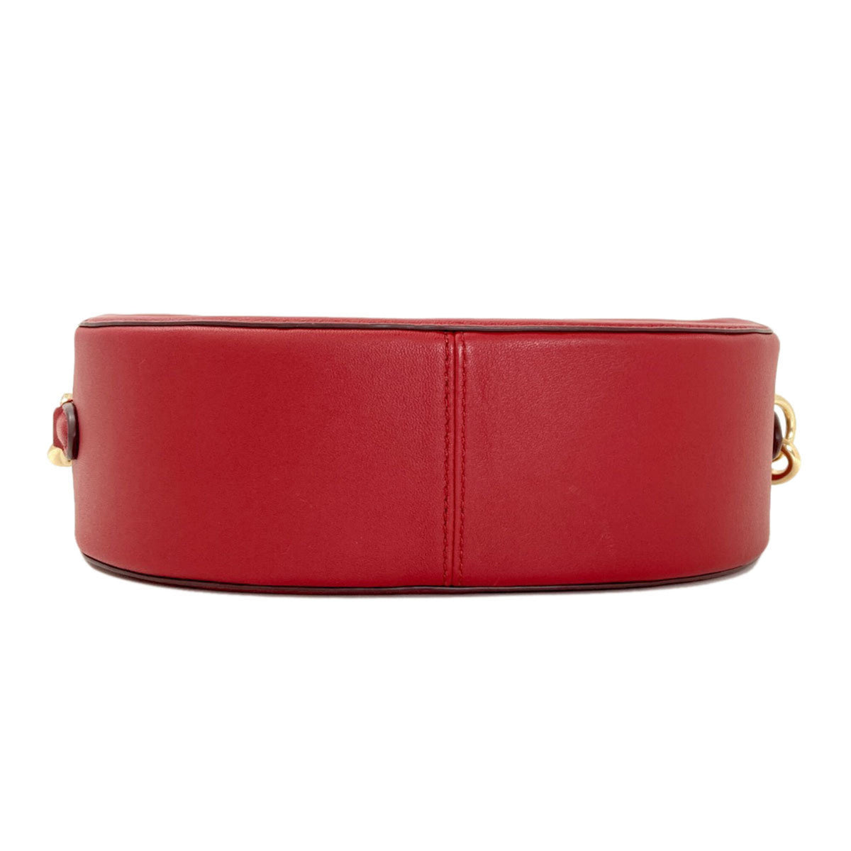 Coach Red Color Pvc Leather Shoulder Bag (Pre-Owned)