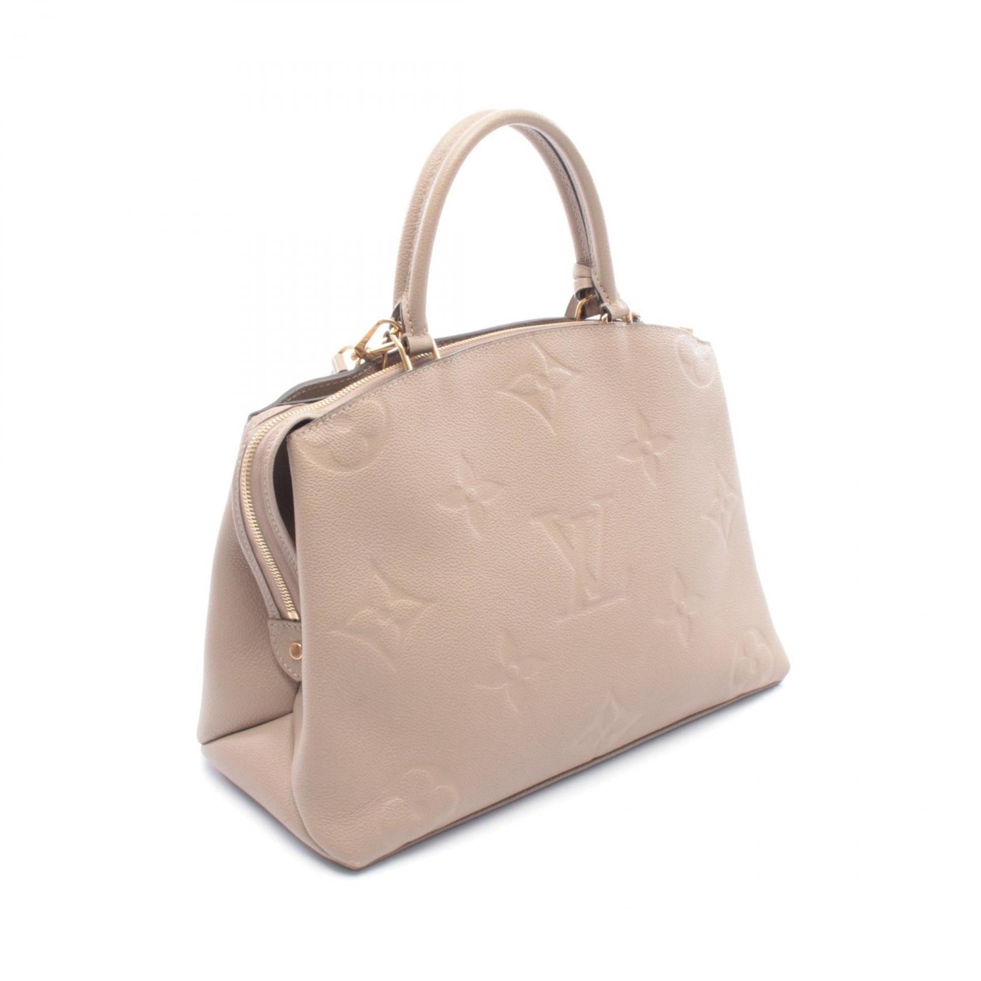 Louis Vuitton Beige Tourterelle Monogram Empreinte Handbag (Pre-Owned)