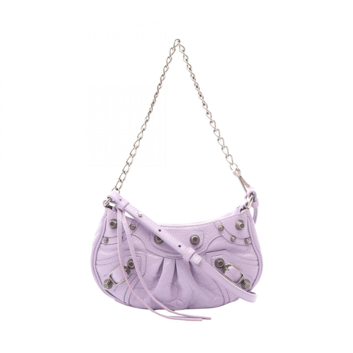 Balenciaga Purple Leather Handbag (Pre-Owned)