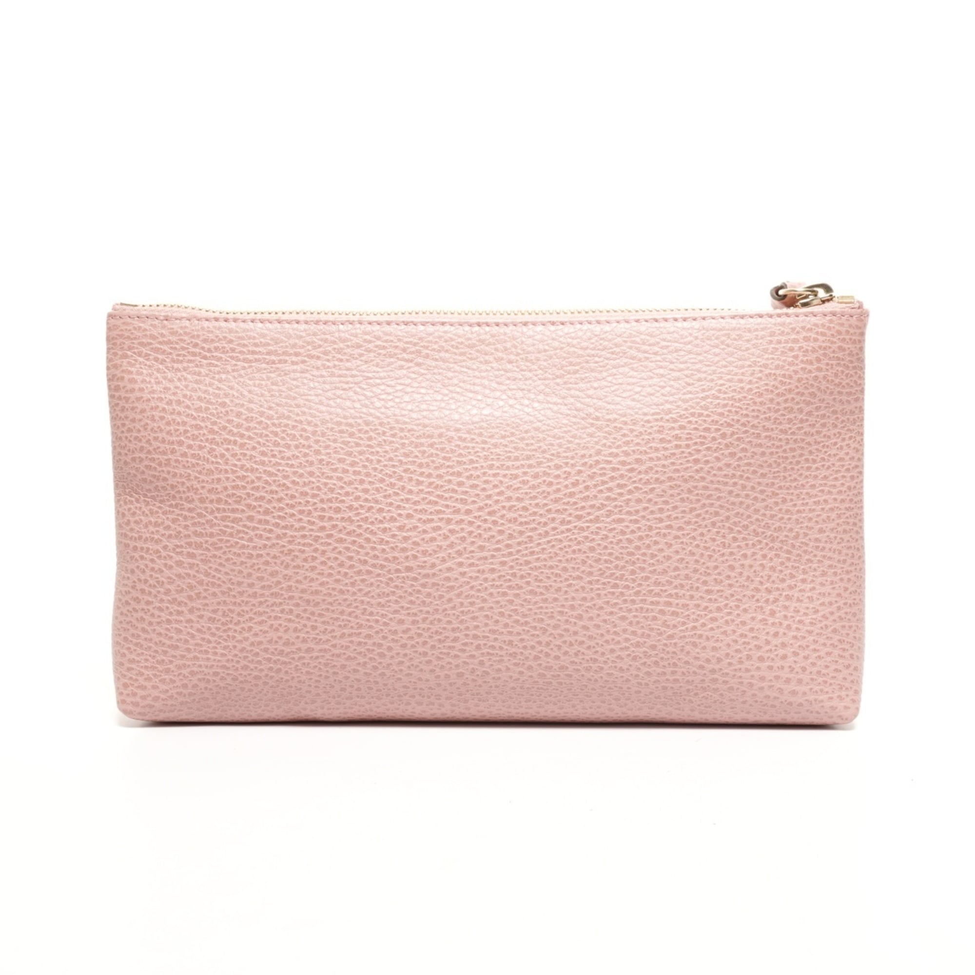 Gucci Pink Clutch Bag Pouch (Pre-Owned)