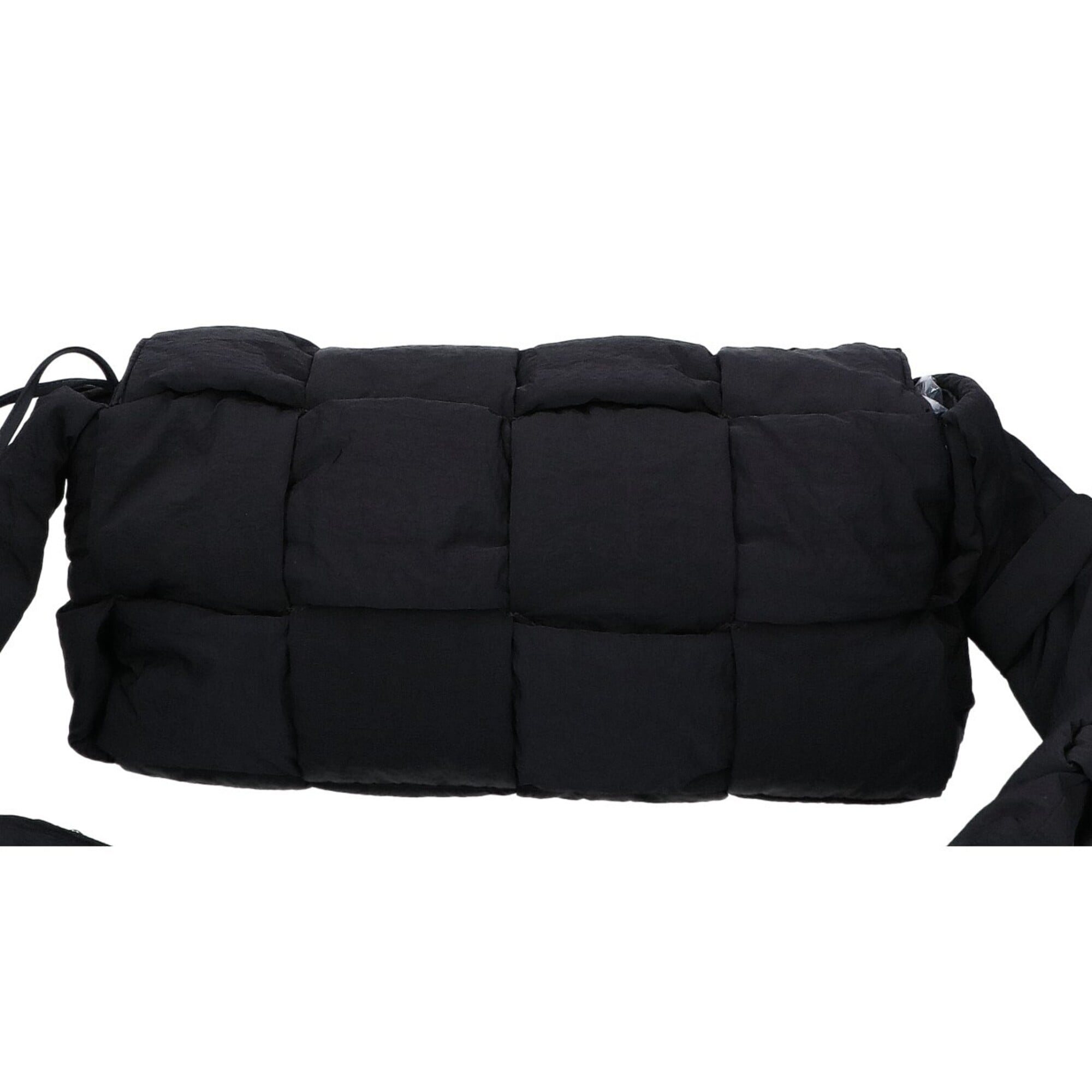 Bottega Veneta Black Nylon Shoulder Bag (Pre-Owned)
