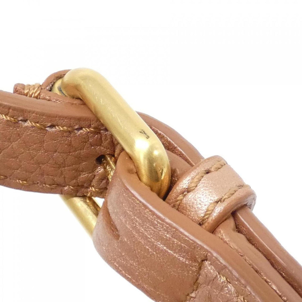 Fendi Beige Pink Leather Shoulder Bag (Pre-Owned)