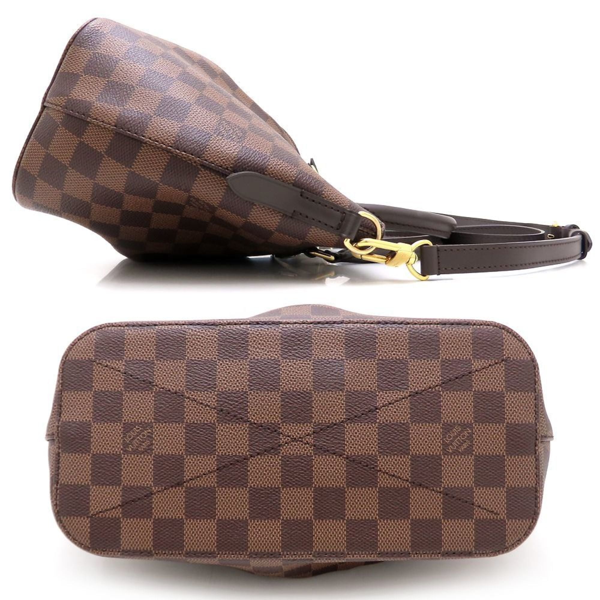Louis Vuitton Damier Brown Canvas Handbag (Pre-Owned)