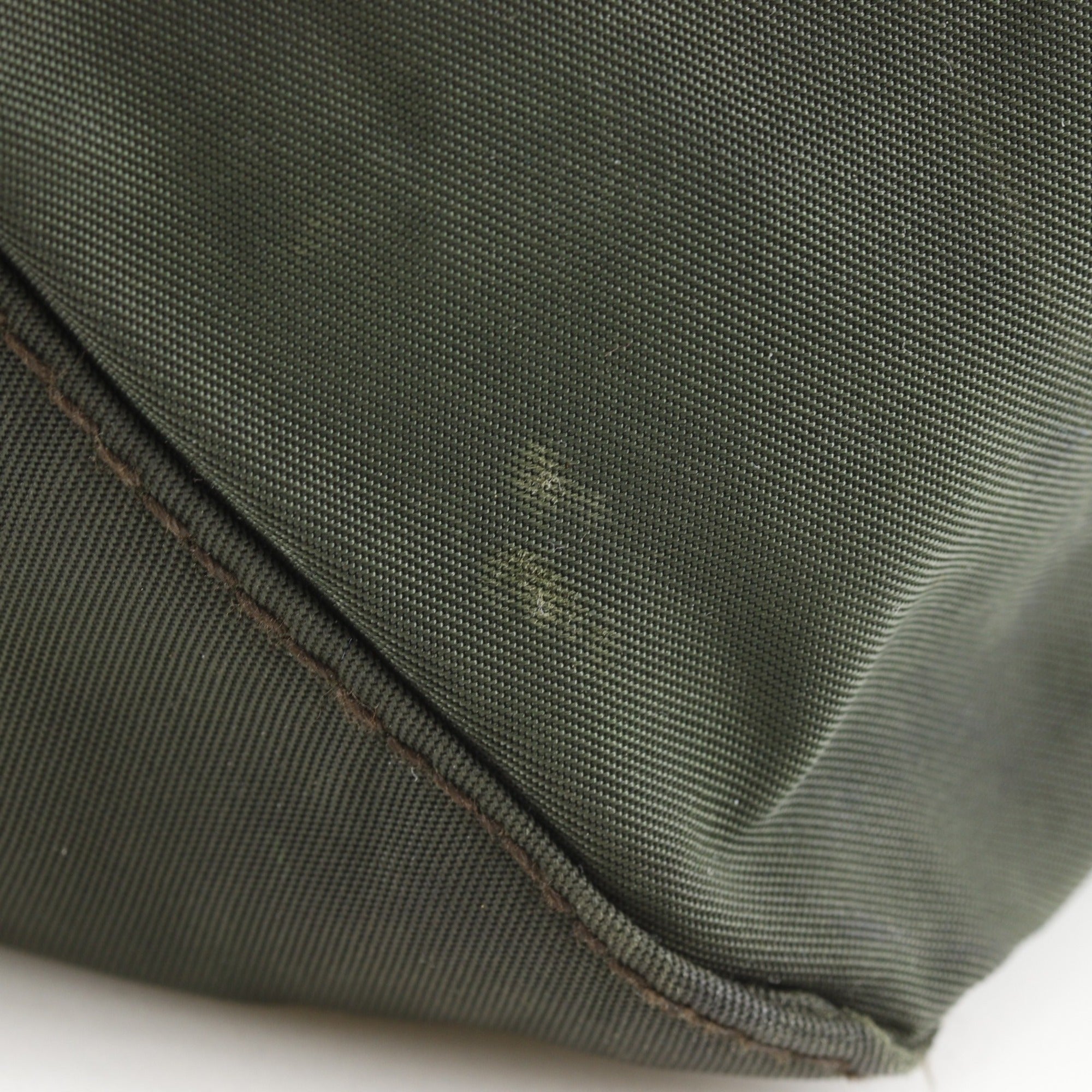 Prada Khaki Nylon Tote Bag (Pre-Owned)