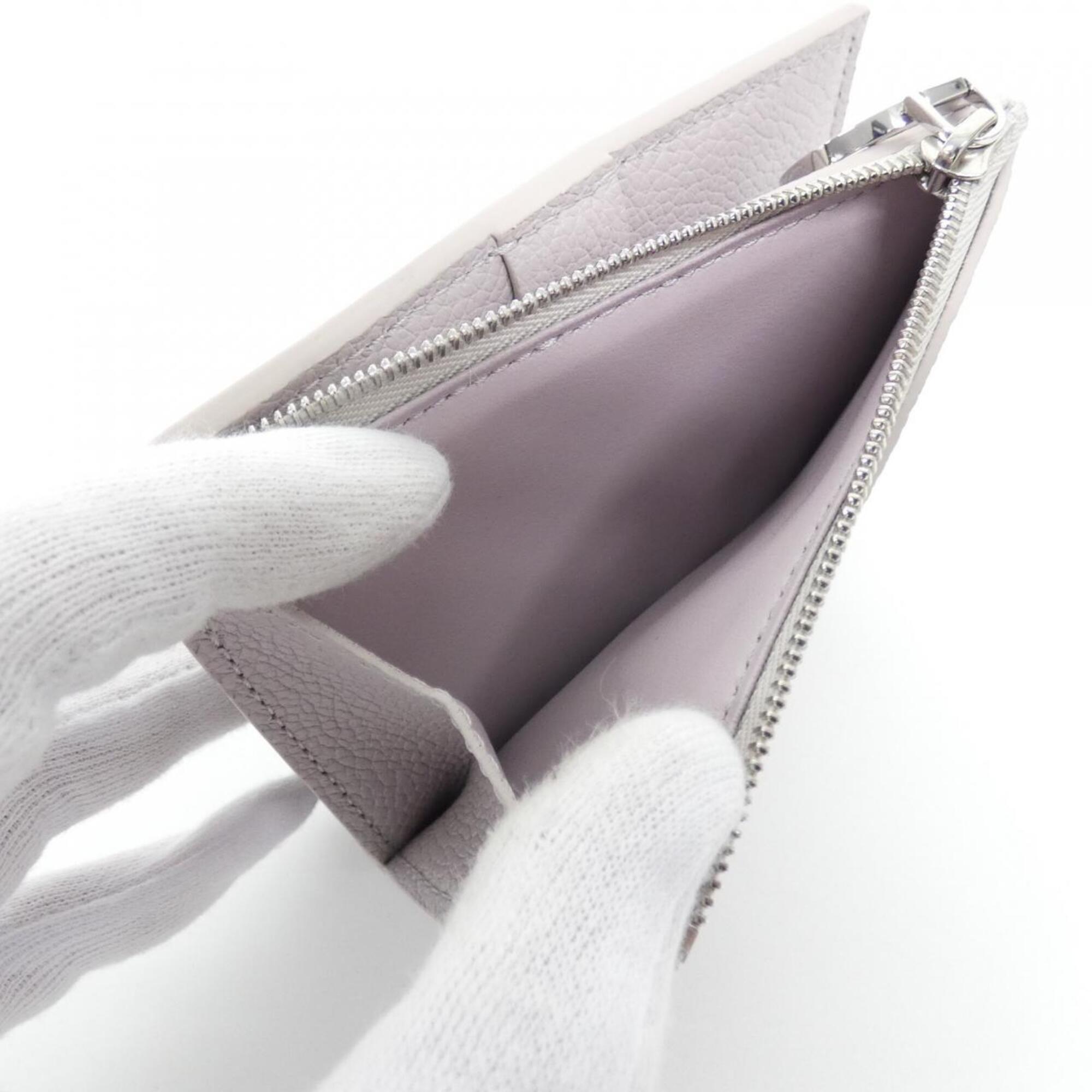 Louis Vuitton Gray Leather Wallet (Bi-Fold) (Pre-Owned)