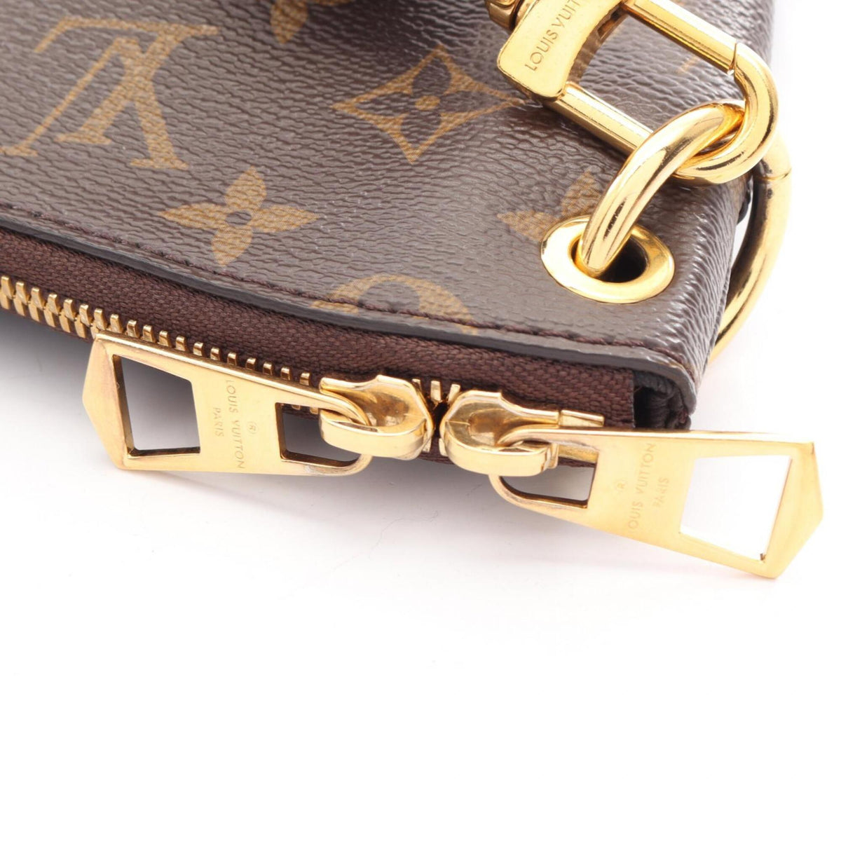 Louis Vuitton Black Brown Monogram Noir Monogram Leather Handbag Shoulder Bag (Pre-Owned)