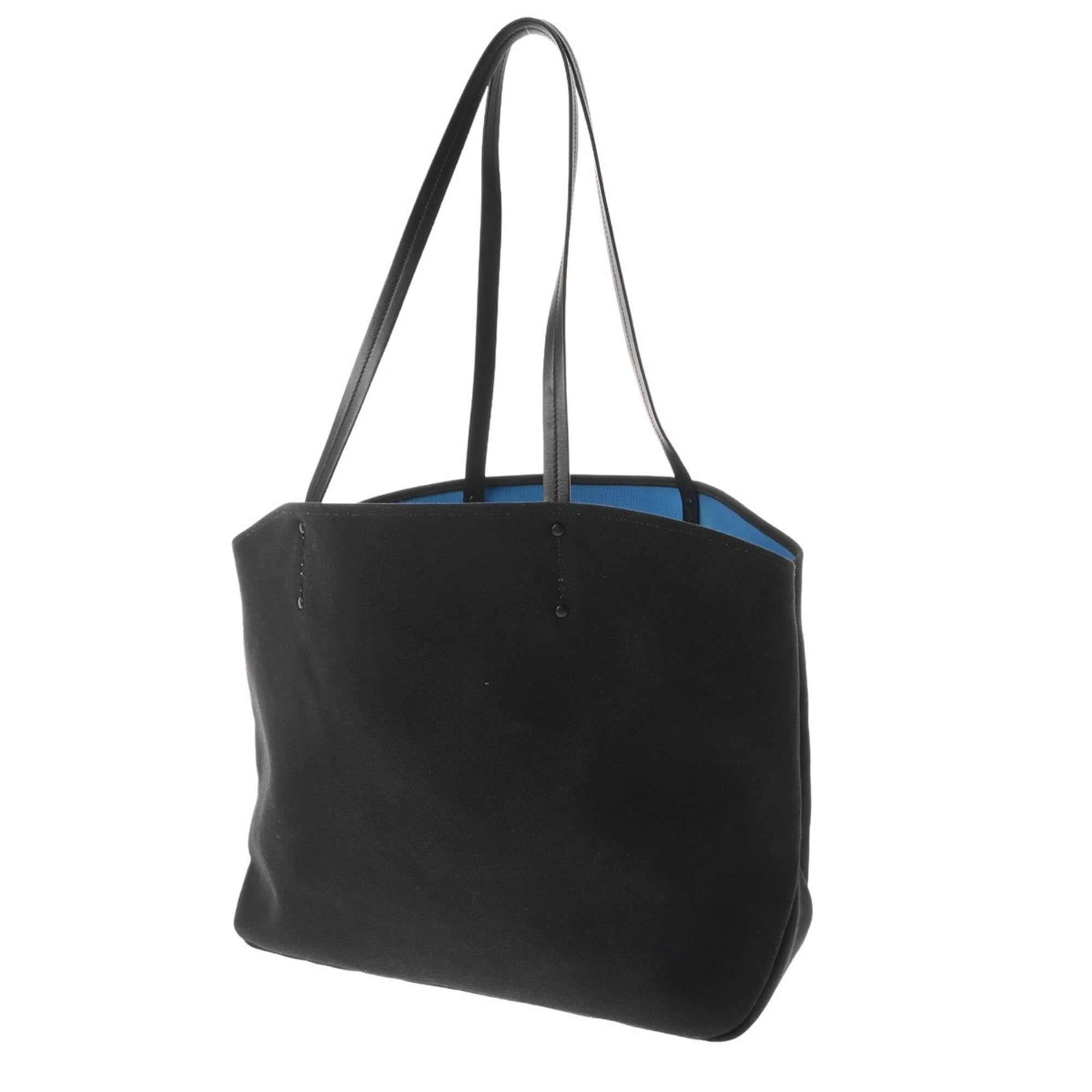 Prada Black Canvas Pouch Tote Bag (Pre-Owned)