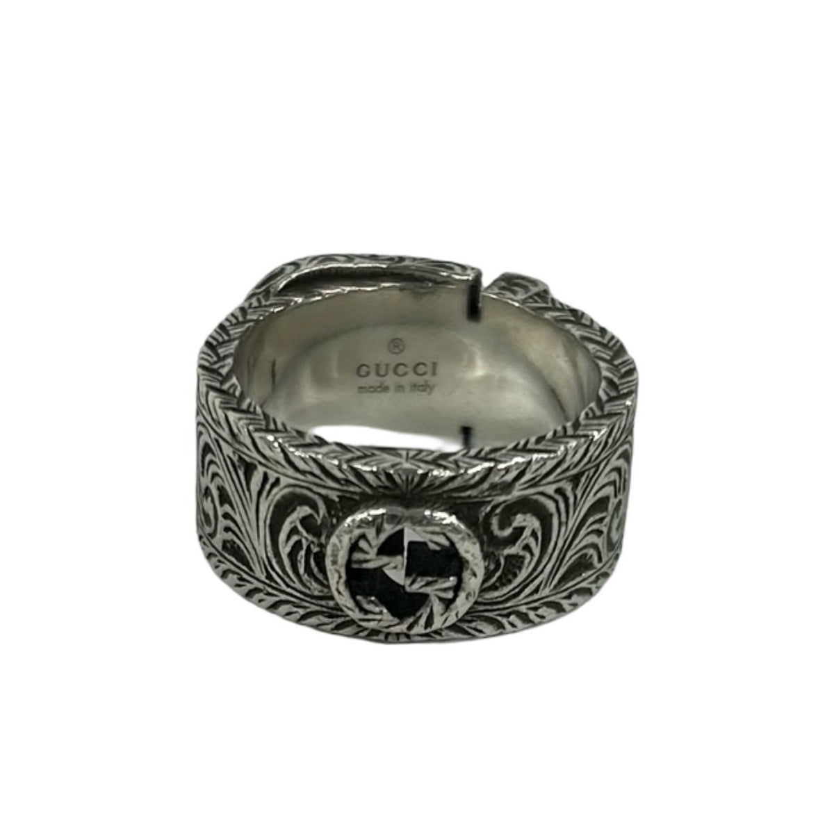 Gucci Silver Silver 925 Band Ring (Pre-Owned)