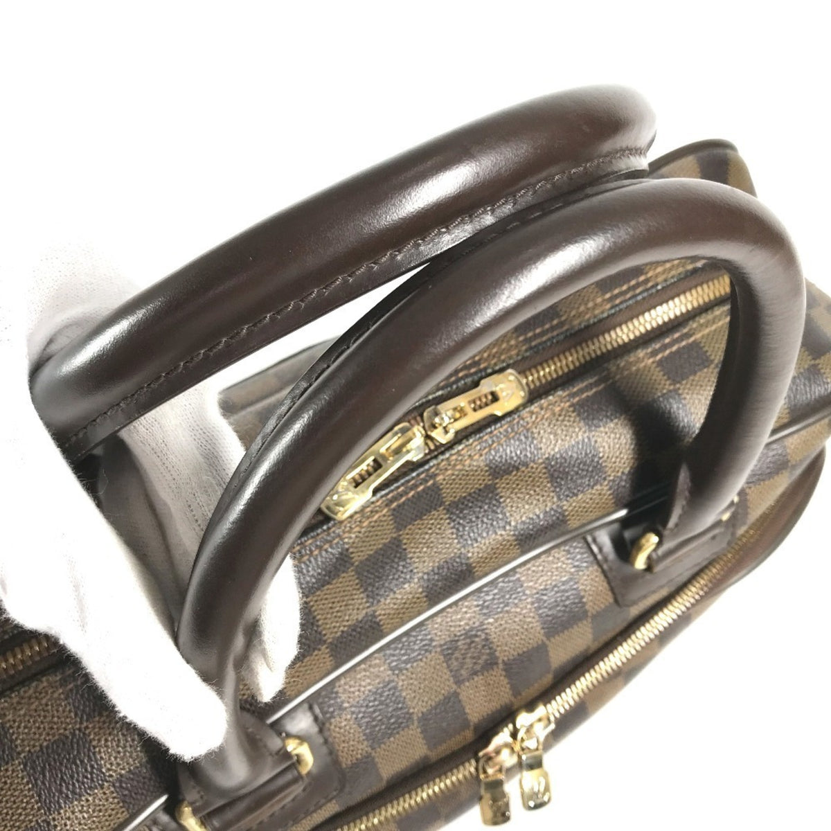 Louis Vuitton Brown Damier Canvas Ebene Galle Damier Canvas Briefcase Handbag Shoulder Bag (Pre-Owned)