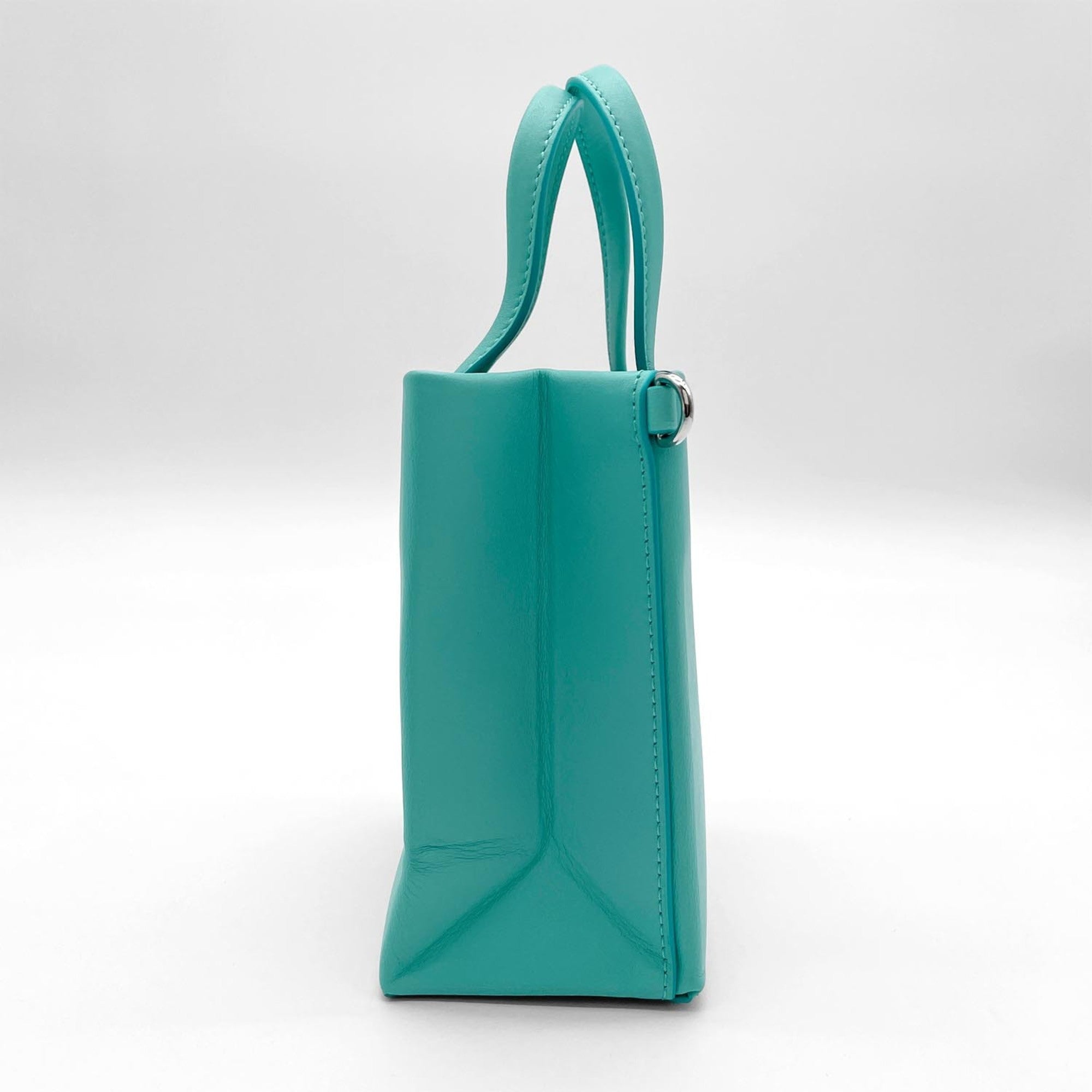 Tiffany Blue Tiffany Blue Leather Handbag (Pre-Owned)