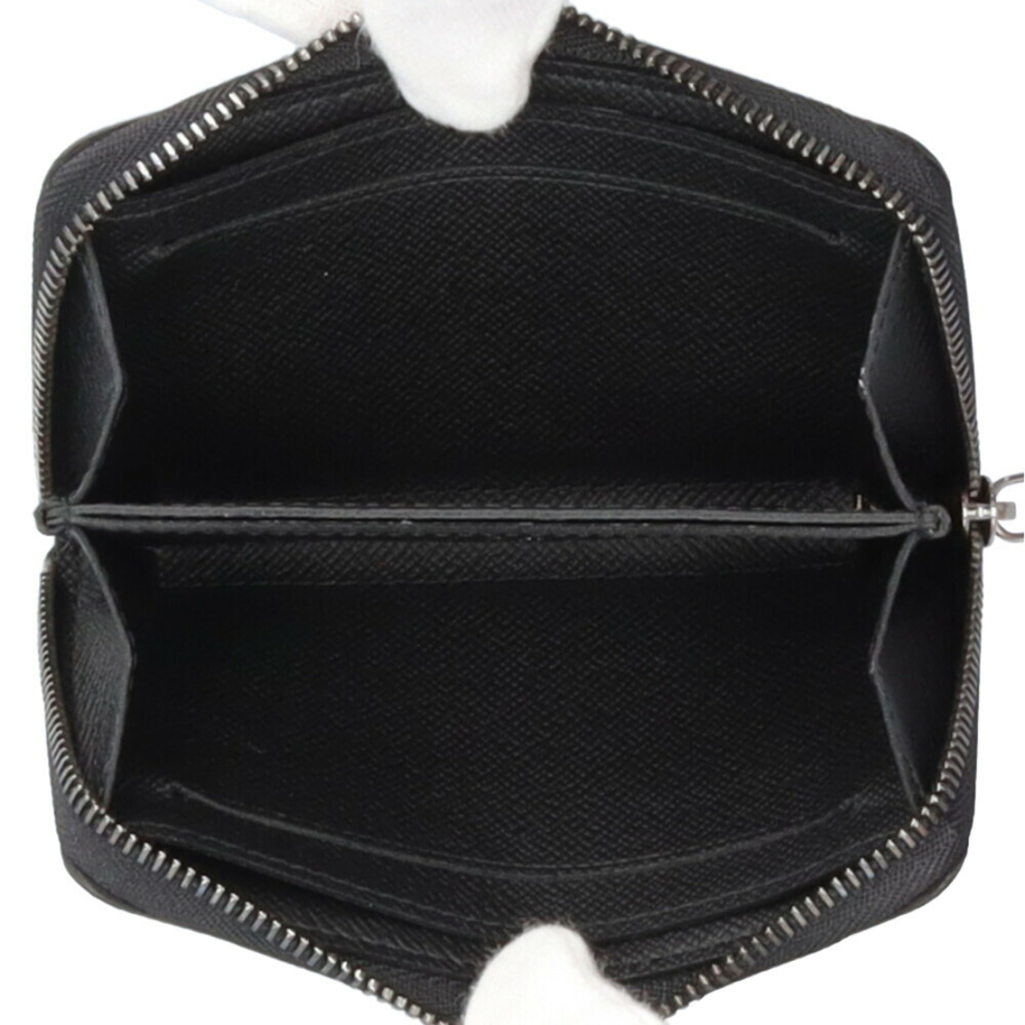 Louis Vuitton Black Monogram Eclipse Monogram Eclipse Coin Purse/Coin Case (Pre-Owned)