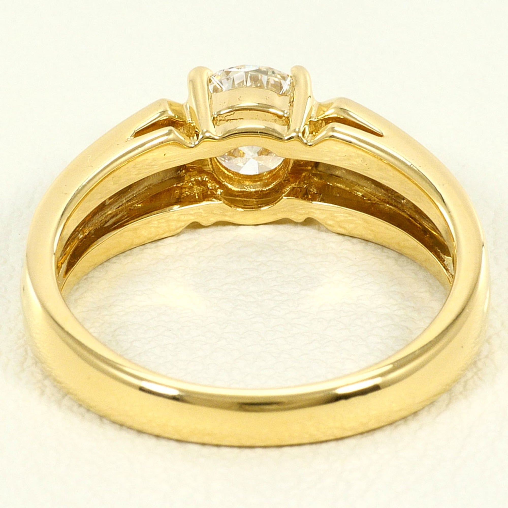 Unbranded Platinum Yellow Gold Yellow Gold (18K) Platinum 900 Band Ring (Pre-Owned)