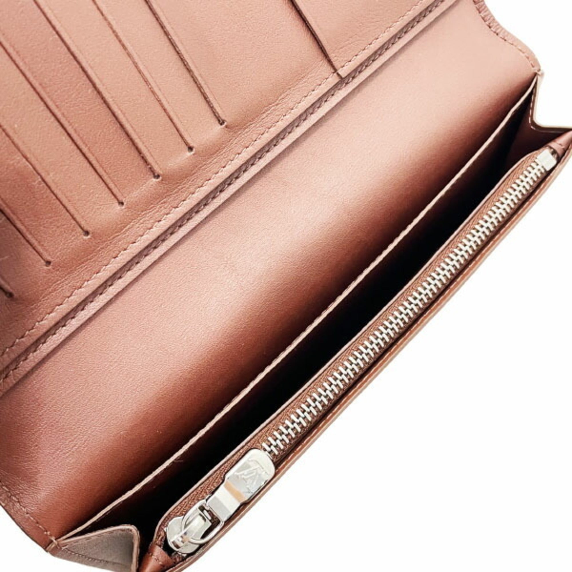 Louis Vuitton Brown Ombre Leather Long Wallet (Bi-Fold) (Pre-Owned)