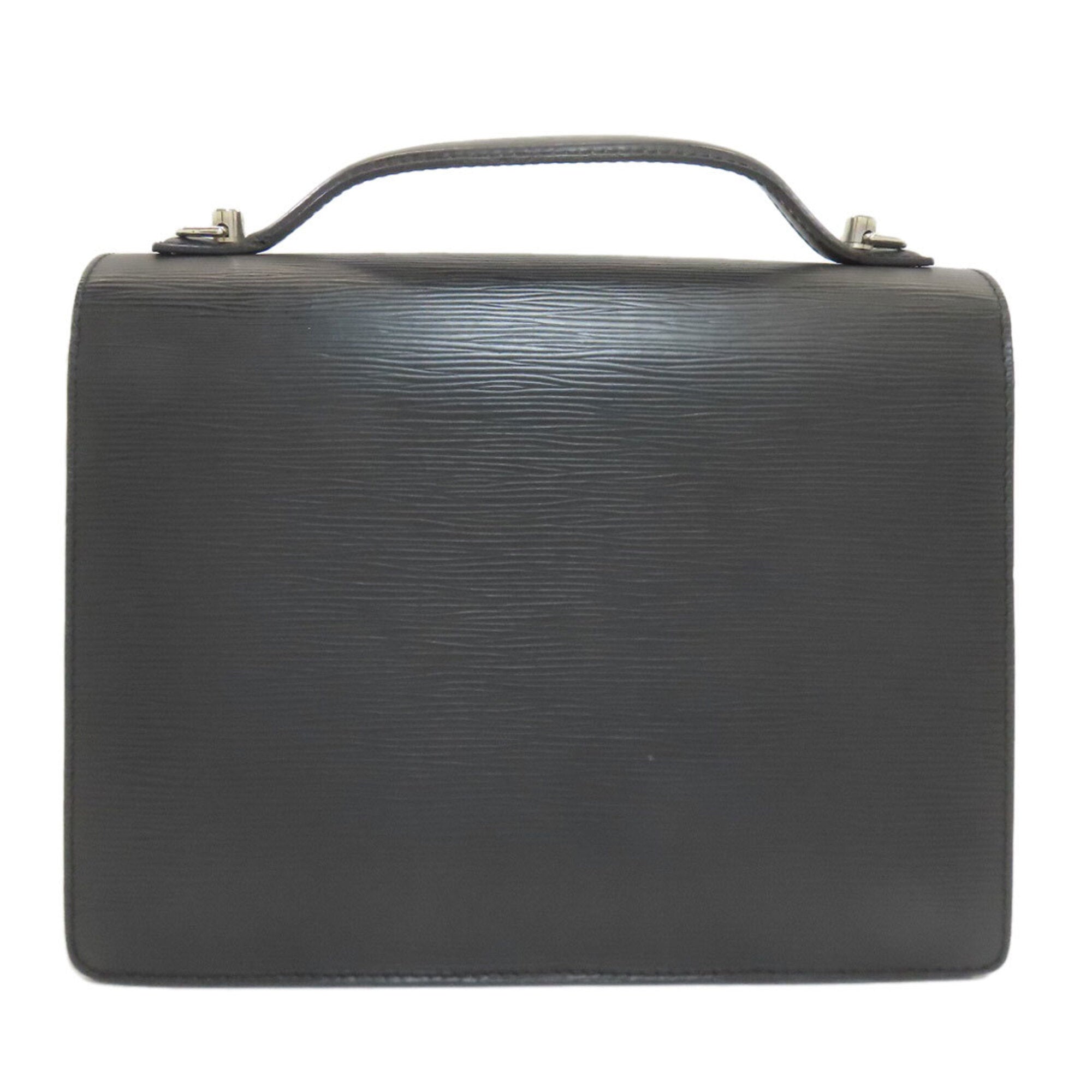 Louis Vuitton Noir Epi Leather Handbag (Pre-Owned)
