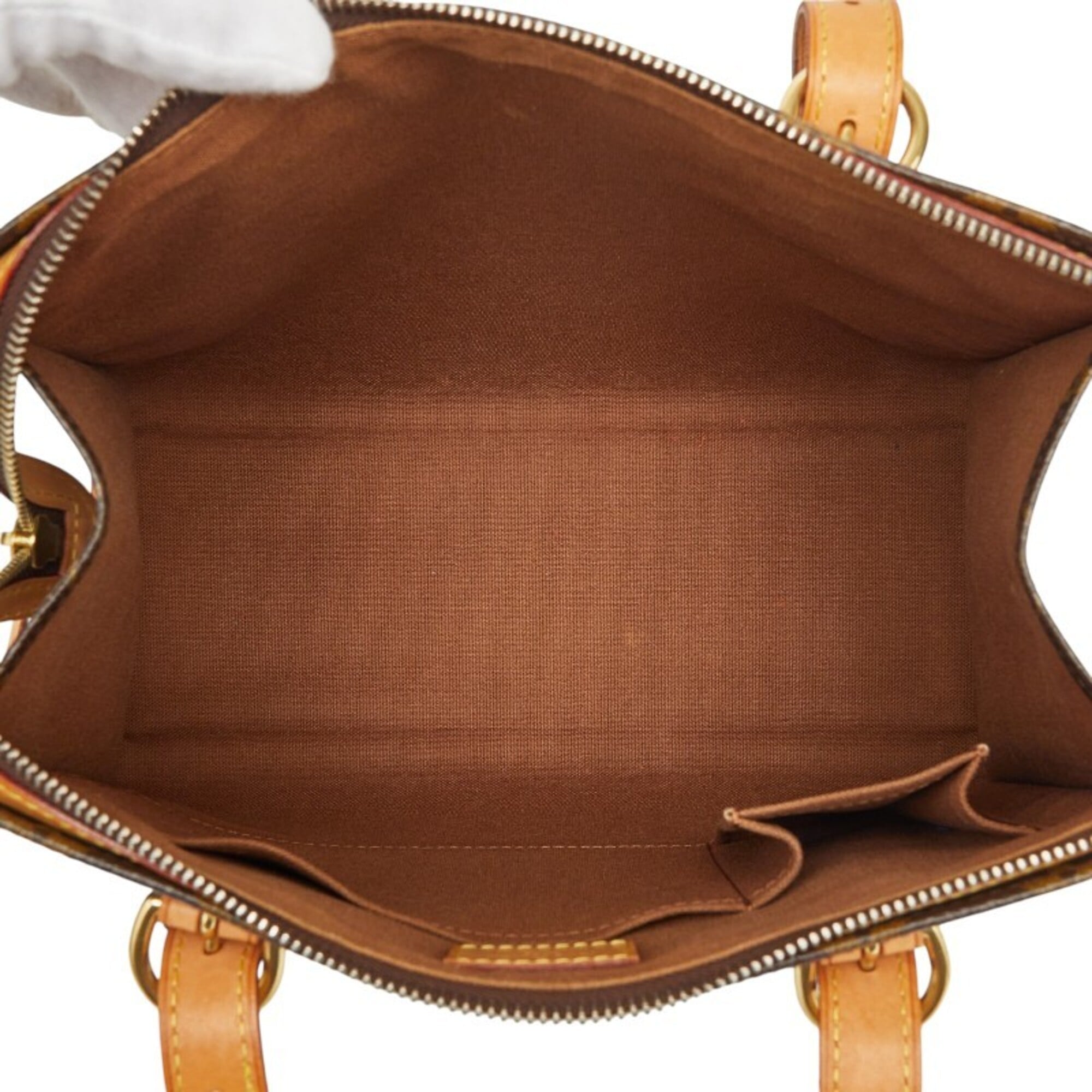 Louis Vuitton Monogram Brown Pvc Leather Tote Bag (Pre-Owned)