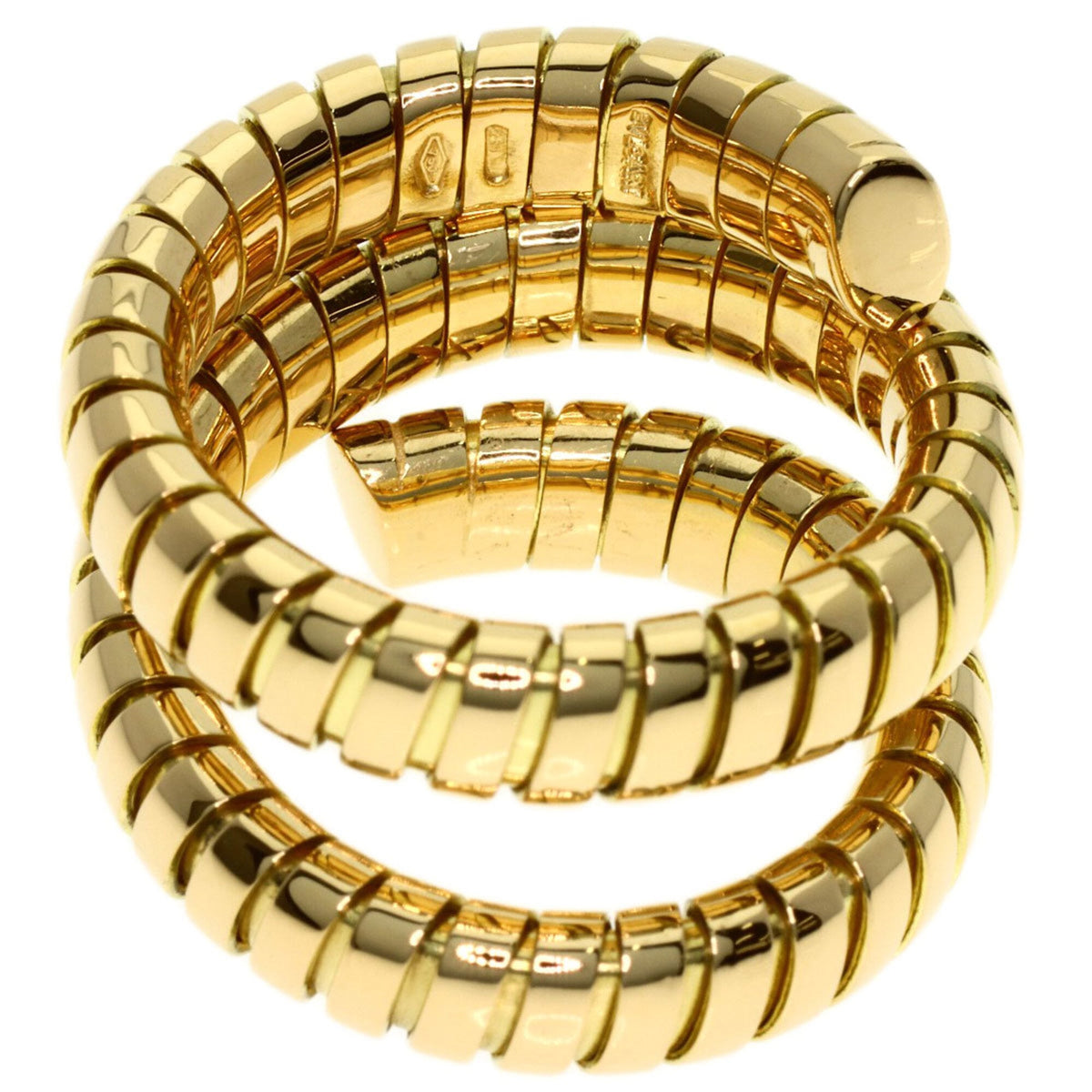 Bvlgari Yellow Gold Yellow Gold (18K) Band Ring (Pre-Owned)