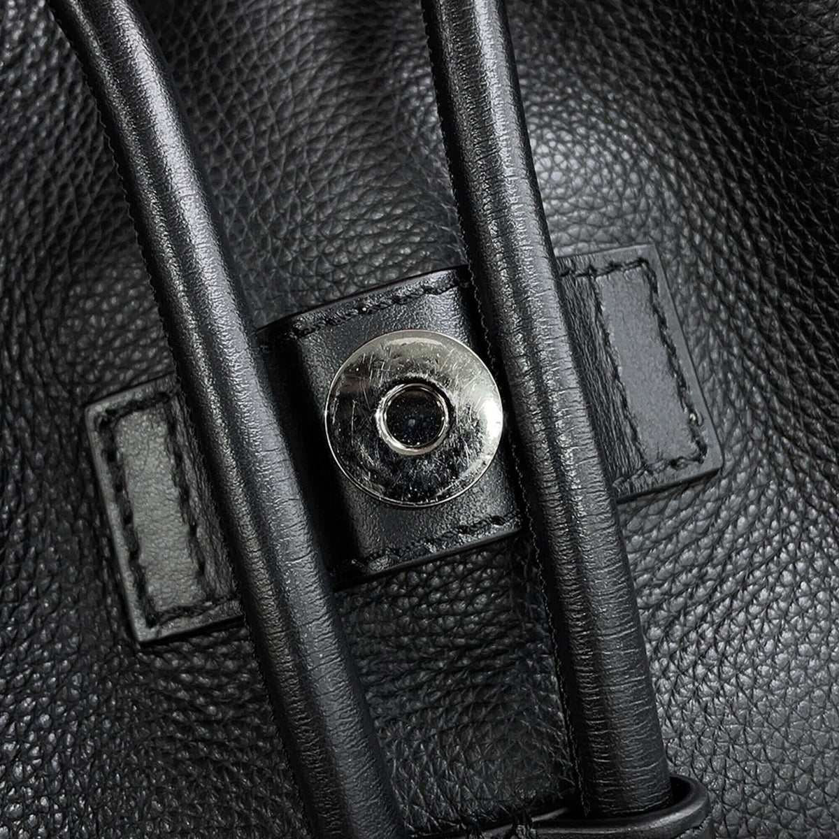 Christian Louboutin Black Leather Backpack (Pre-Owned)