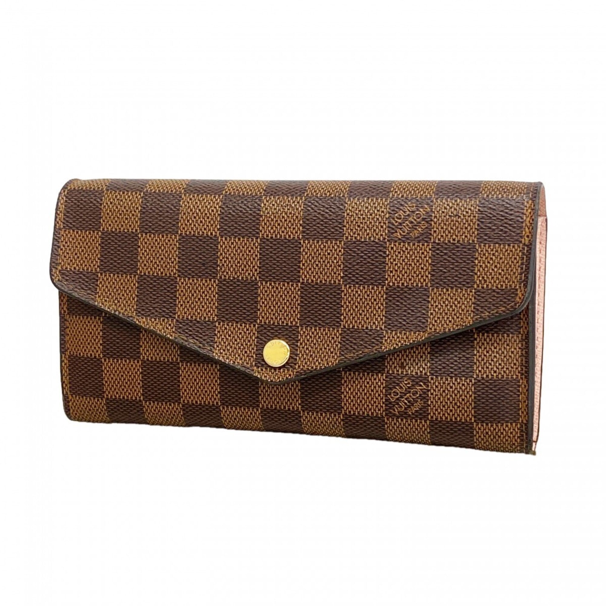 Louis Vuitton Ebene Rose Ballerine Long Wallet (Bi-Fold) (Pre-Owned)