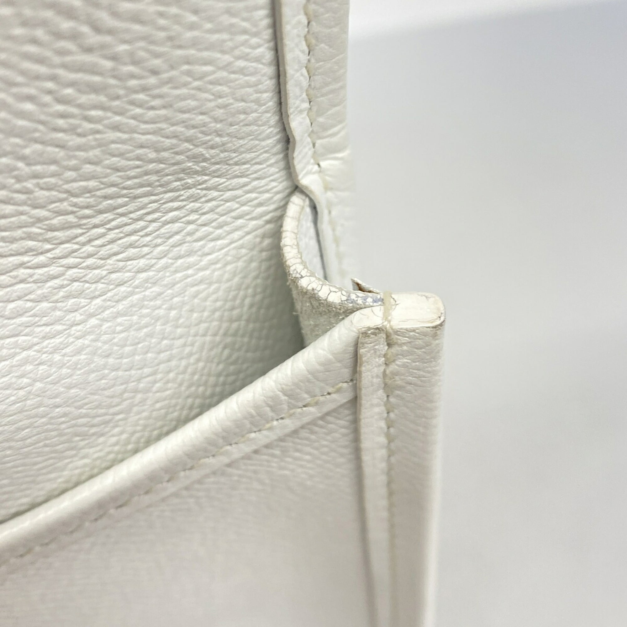 Hermes White Epsom Leather Shoulder Bag (Pre-Owned)