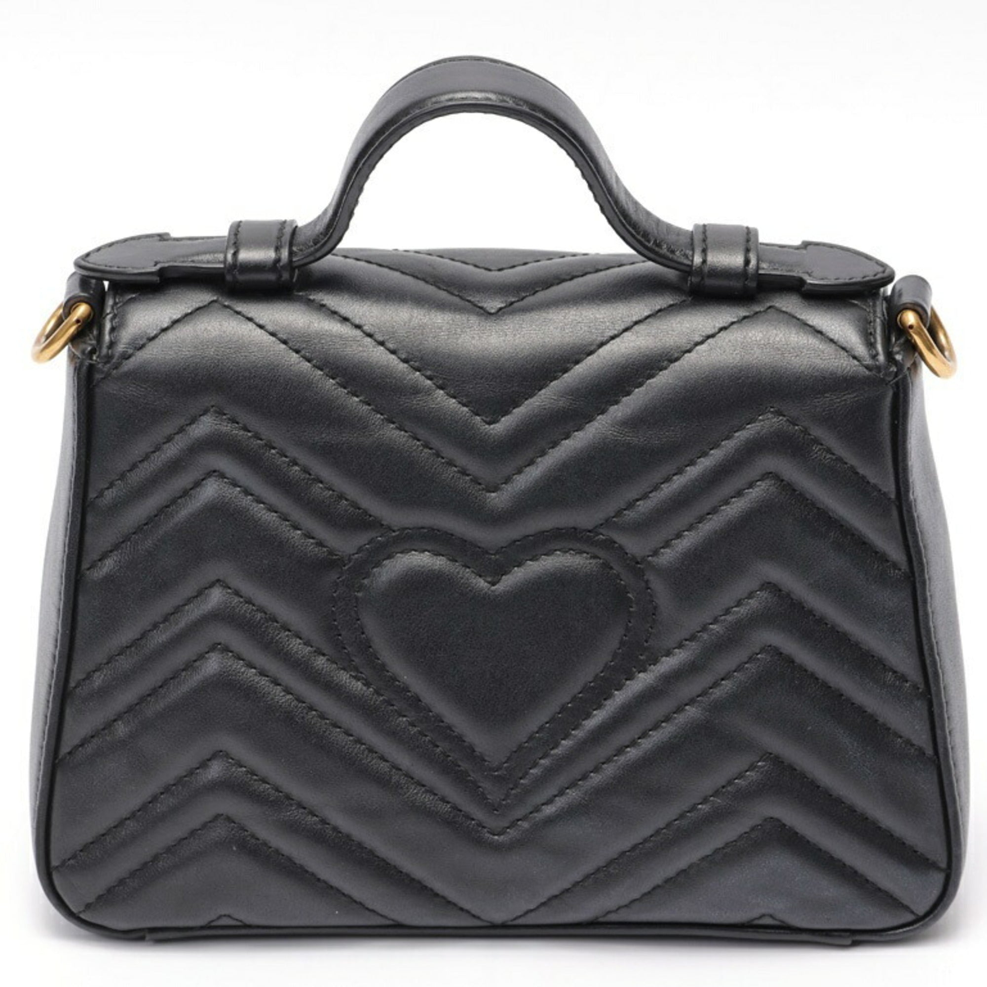 Gucci Black Leather Shoulder Bag (Pre-Owned)