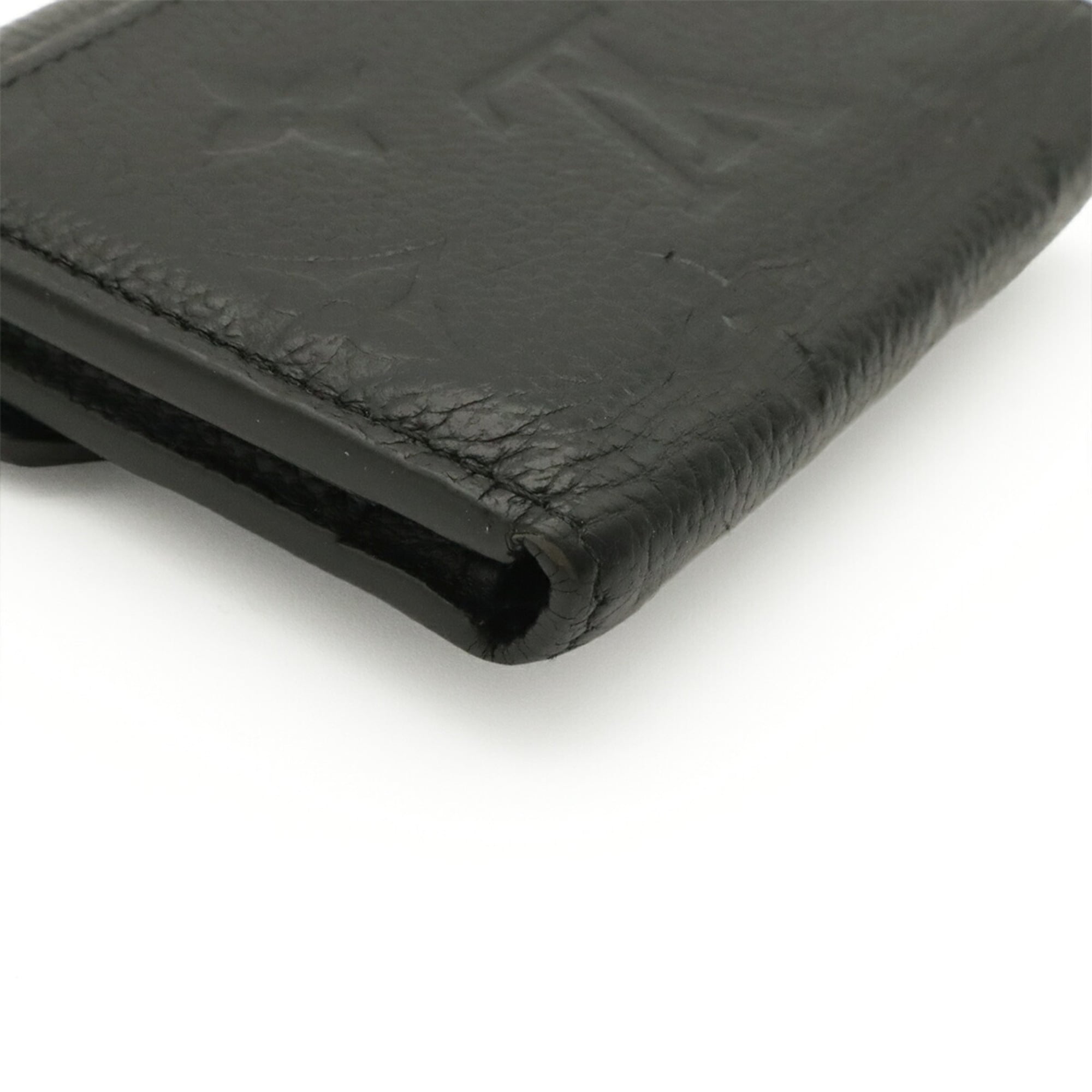 Louis Vuitton Black Noir Monogram Empreinte Wallet (Tri-Fold) (Pre-Owned)