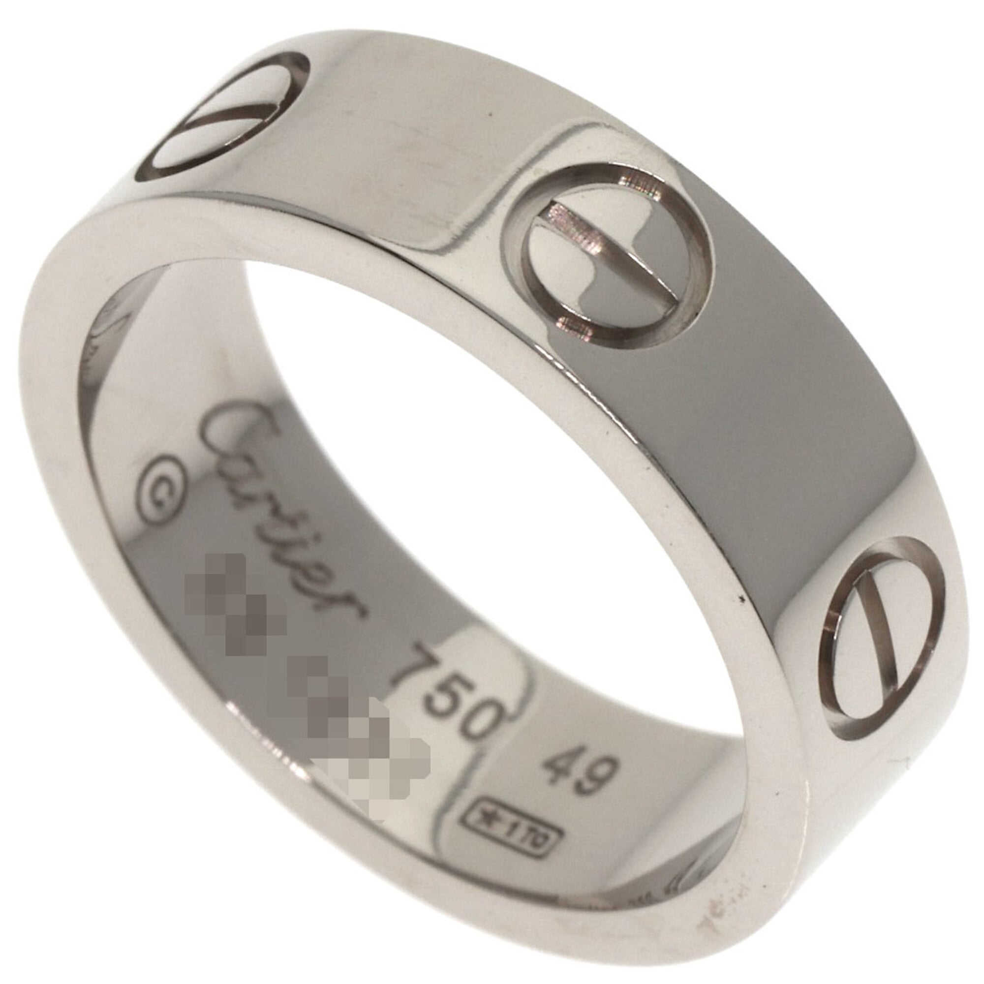 Cartier White Gold (18K) Band Ring (Pre-Owned)