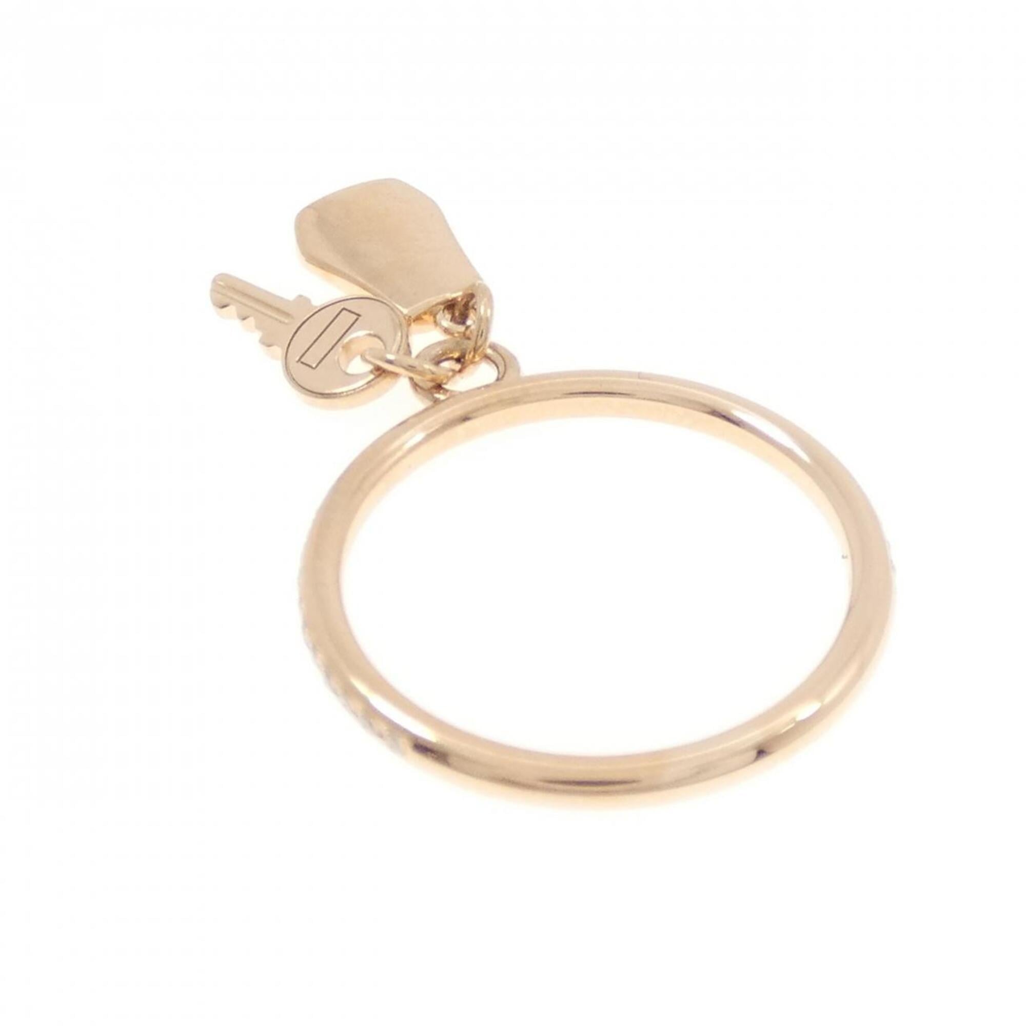 Hermes Pink Gold (18K) Band Ring (Pre-Owned)