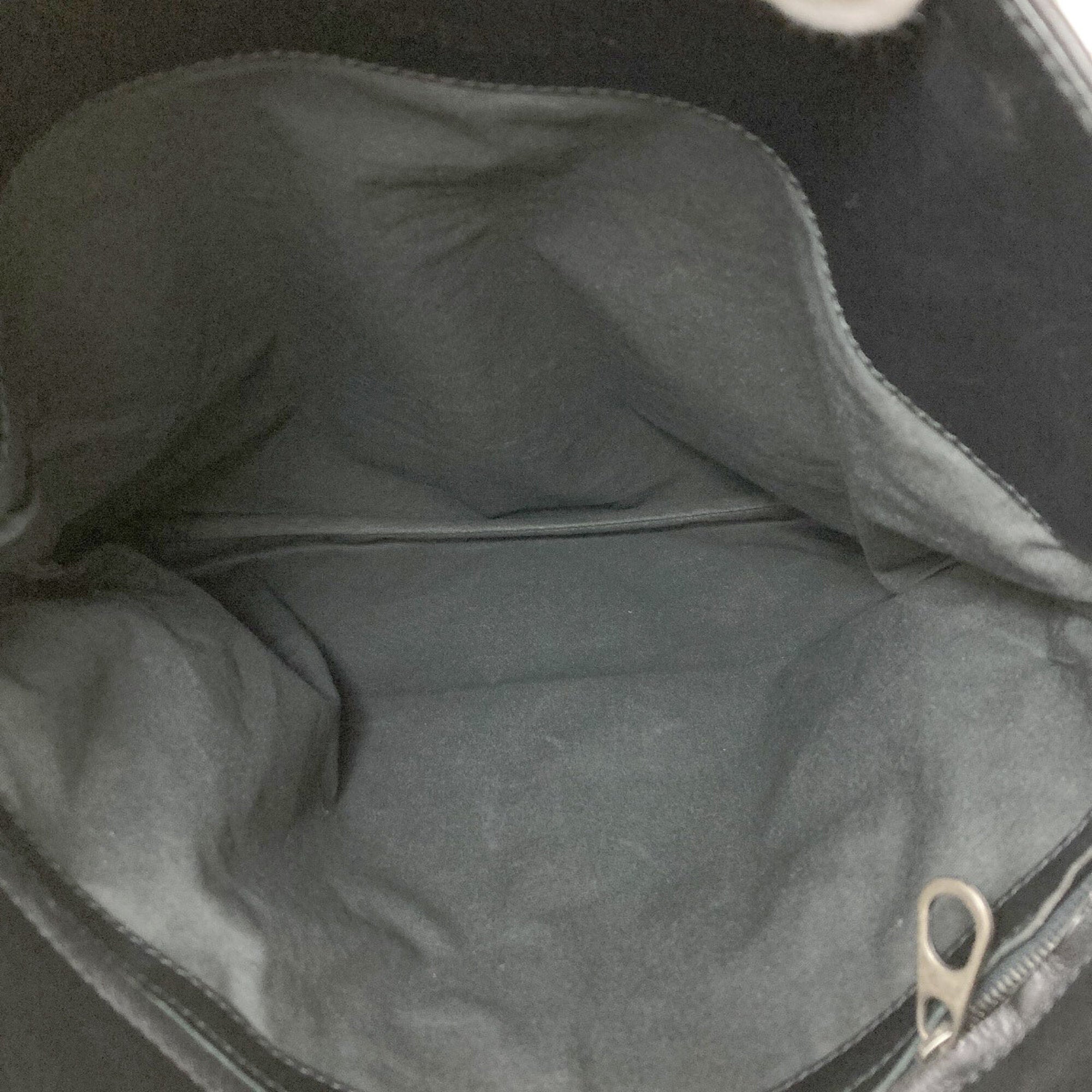 Bottega Veneta Intrecciato Black Leather Shoulder Bag (Pre-Owned)