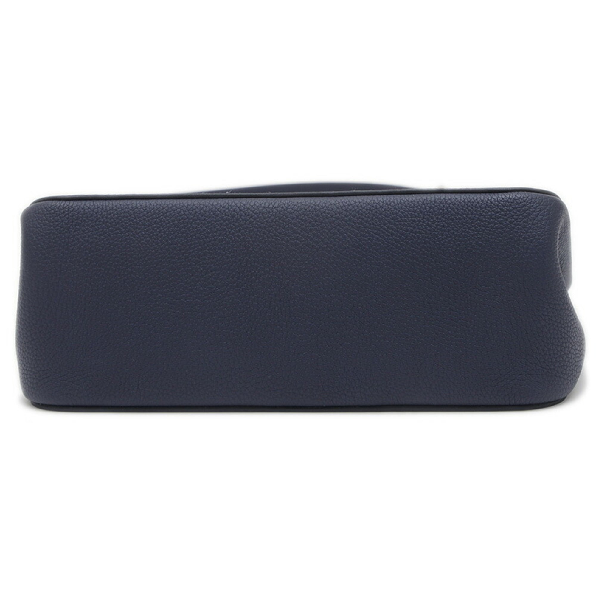 Hermes Blue Indigo Togo Leather Handbag Shoulder Bag (Pre-Owned)